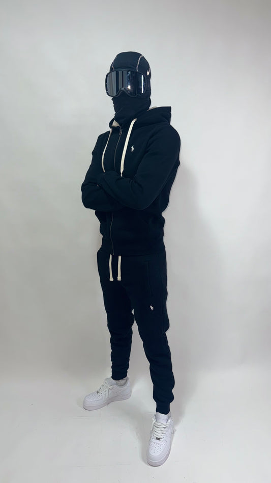 CHANDAL POLO RALPH LAUREN ALL BLACK ⚫️ HIGH QUALITY 1.1 🔥