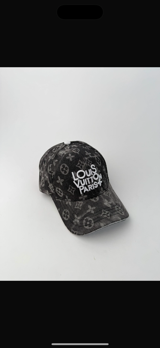 🔥 GORRA LOUIS VUITTON BLACK DENIM ✅ CALIDAD PREMIUM ‼️ UNIDADES LIMITADAS