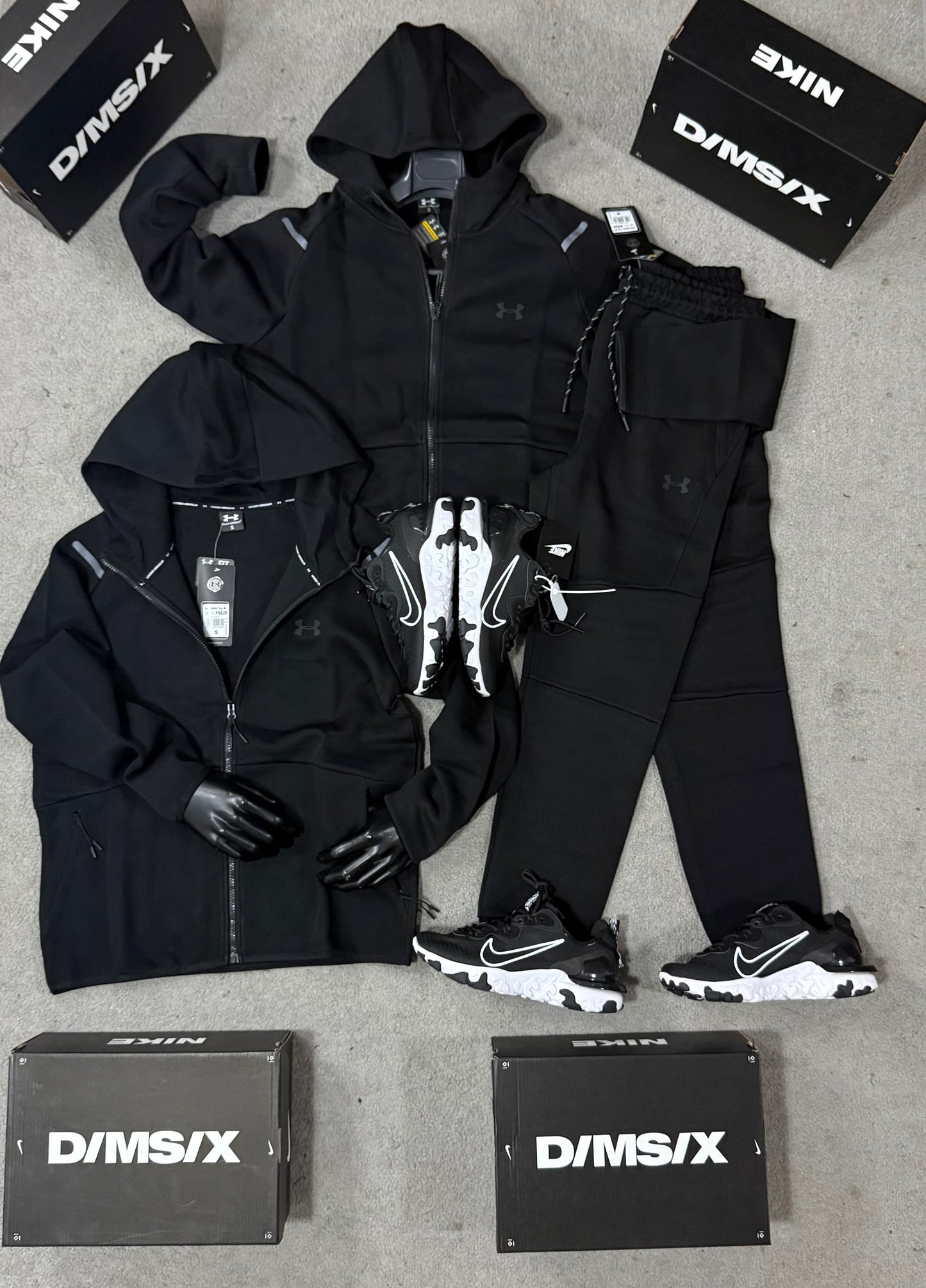 SUPER PACK 2026 🔥 CHANDAL UNDER ARMOUR + ZAPATILLAS NIKE REACT ‼️ ALTA CALIDAD G5 ✅ UNIDADES LIMITADAS 🥵