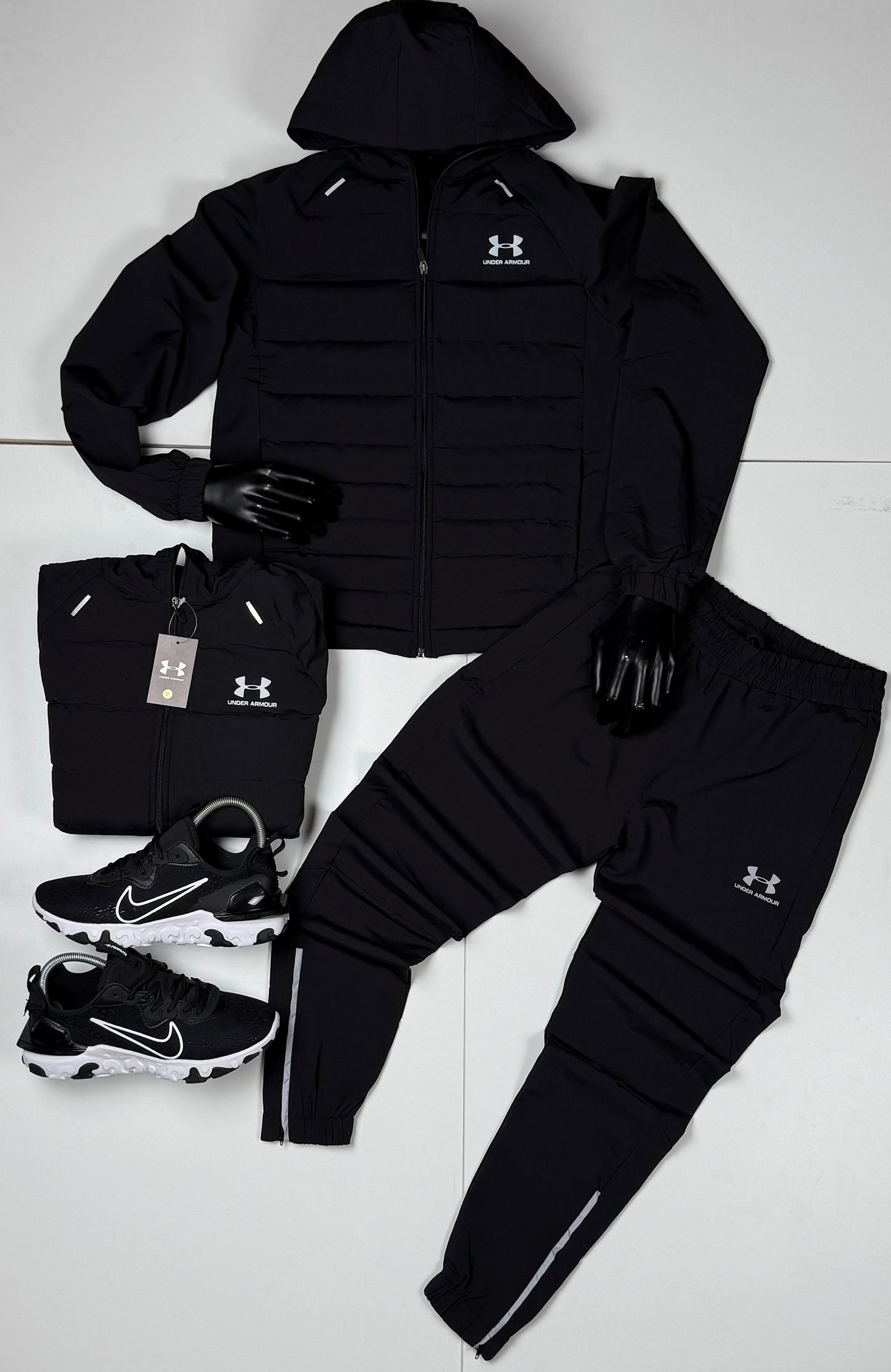 CHANDAL UNDER ARMOUR 2026 🔥 NUEVA COLECCIÓN 🆕 BRILLA CON EL FLASH 📸 UNIDADES LIMITADAS ‼️ CALIDAD G5 ✅ COLOR NEGRO ⚫️