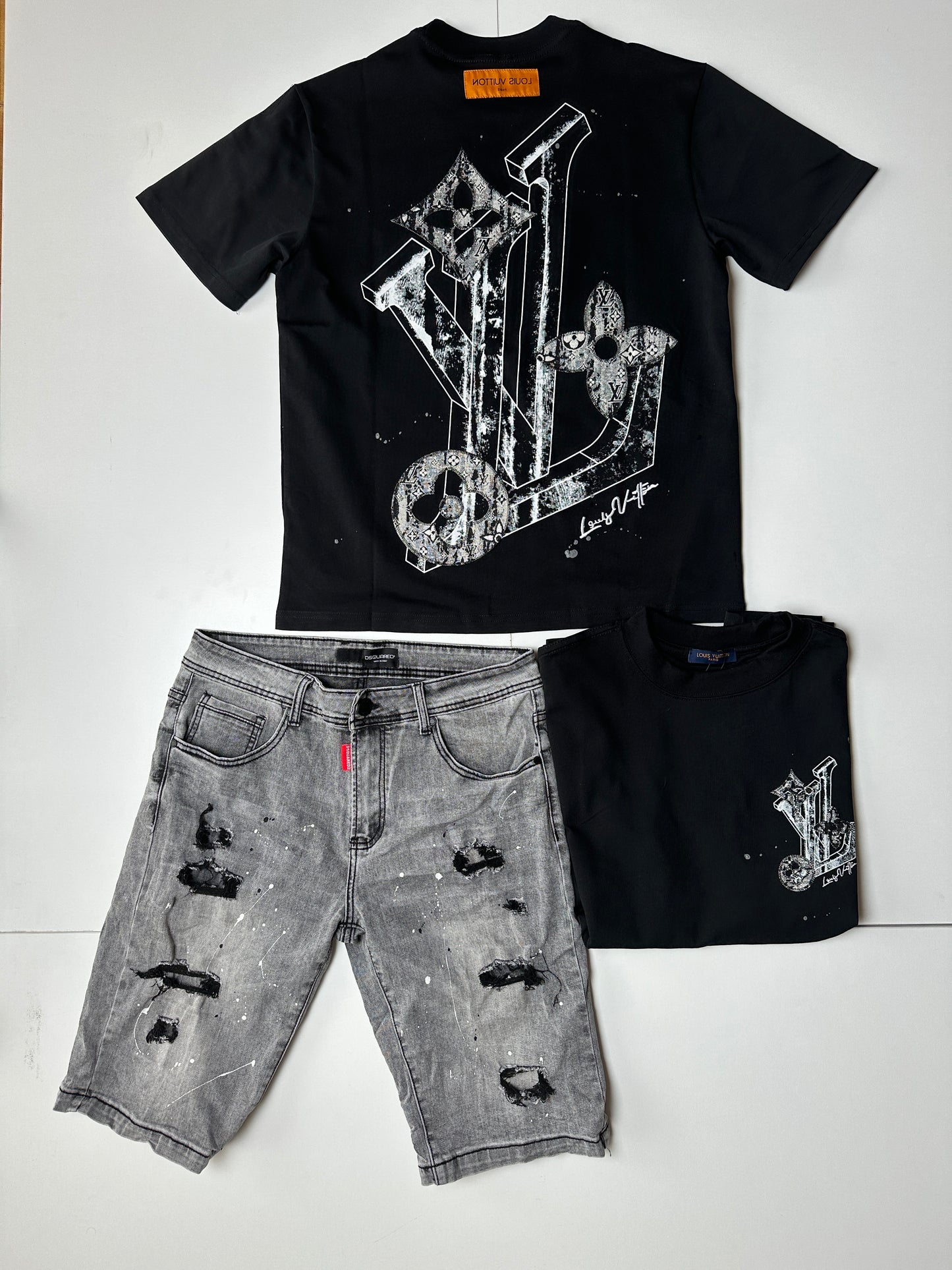 SÚPER PACK 🔥 VAQUEROS DSQUARED + CAMISETA LOUIS VUITTON ‼️ OFERTA LIMITADA ✅ ALTA CALIDAD G5 🔝
