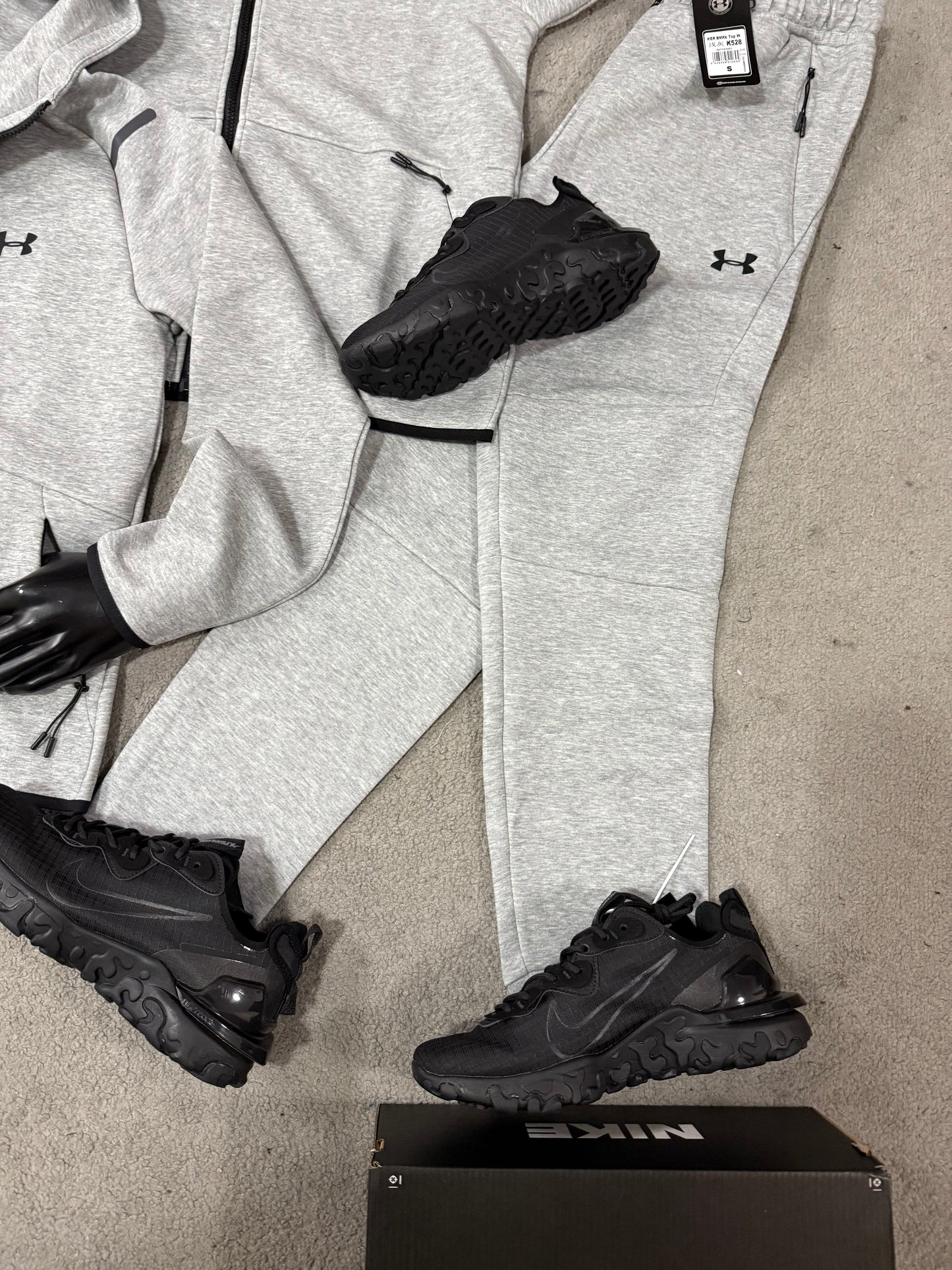 SUPER PACK 2026 🔥 CHANDAL UNDER ARMOUR + NIKE REACT ALL BLACK ‼️ CALIDAD G5 ✅ UNIDADES LIMITADAS 🥵