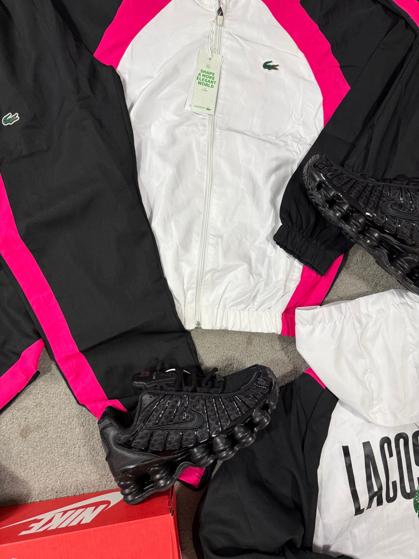 SUPER PACK 🔥 NIKE SHOX + CHANDAL LACOSTE ‼️ UNIDADES LIMITADAS 😍 HIGH QUALITY 1.1 ✅