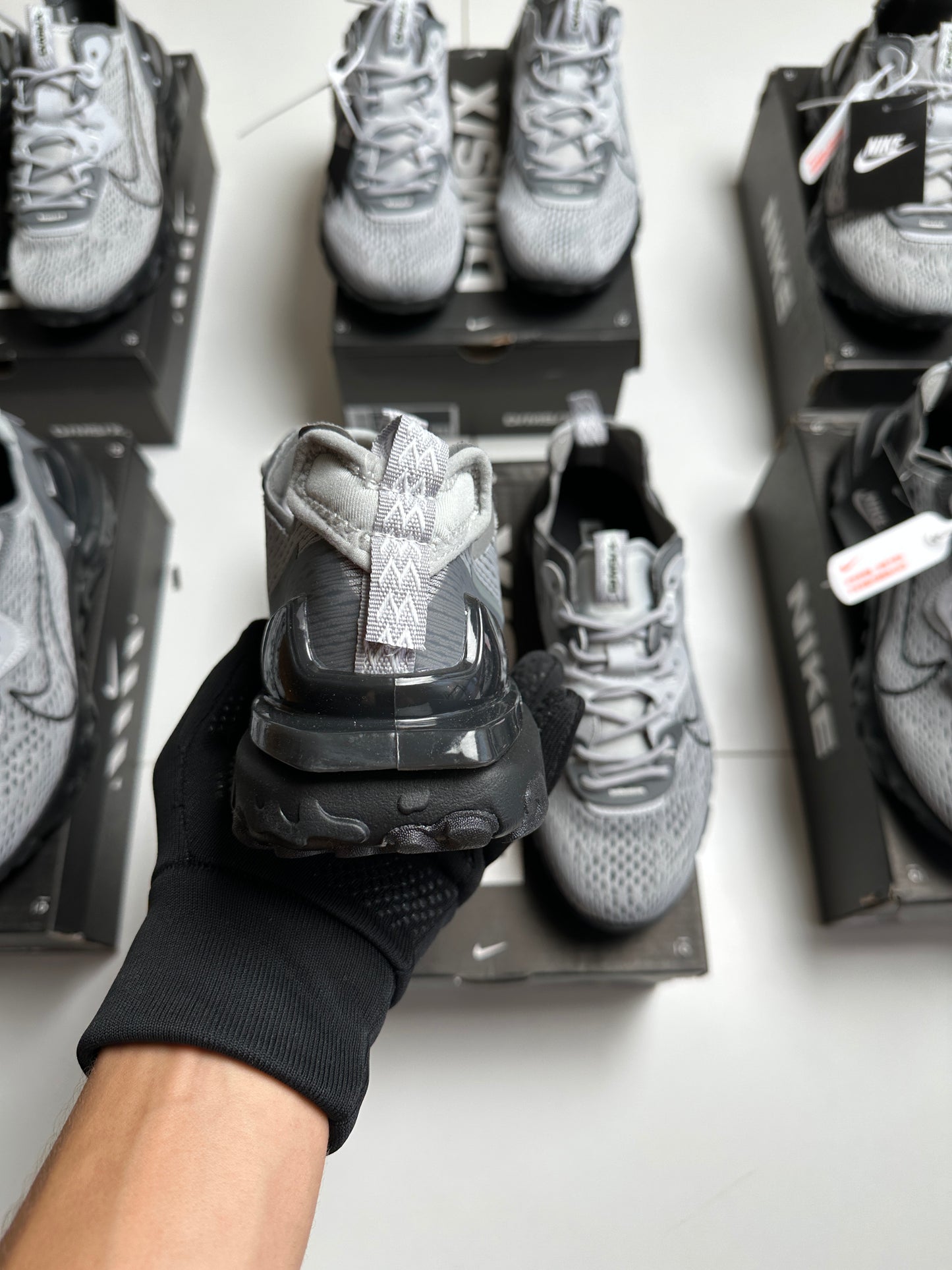 NIKE REACT VISION MX GREY/BLACK ⚫️🩶 UNIDADES LIMITADAS ‼️ CALIDAD AAA+ ✅