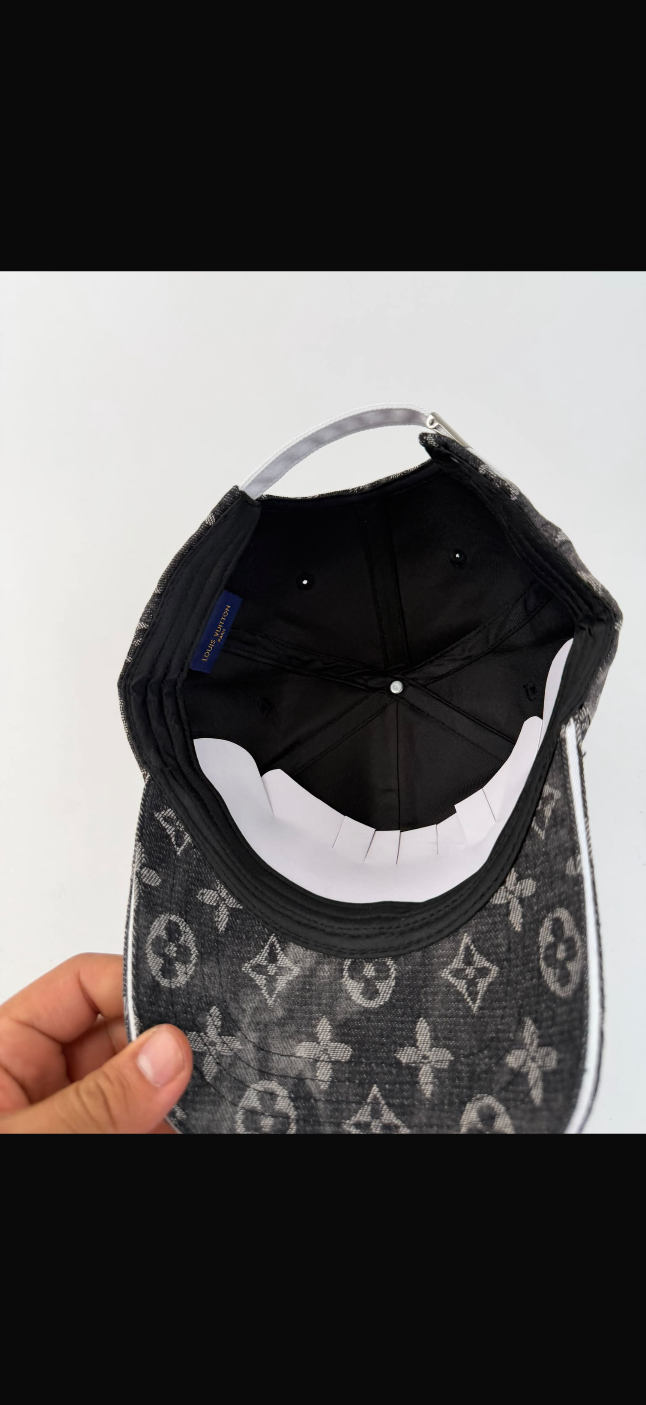 🔥 GORRA LOUIS VUITTON BLACK DENIM ✅ CALIDAD PREMIUM ‼️ UNIDADES LIMITADAS