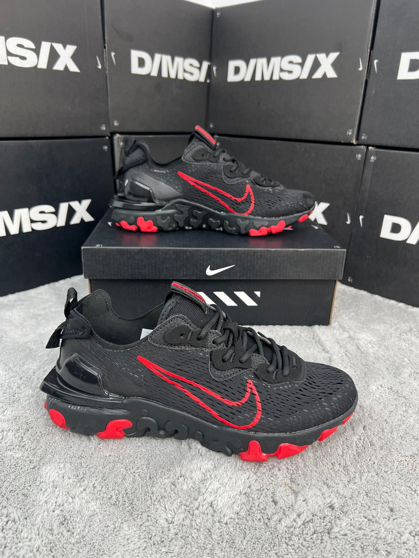 NIKE REACT VISION MX BLACK/RED
