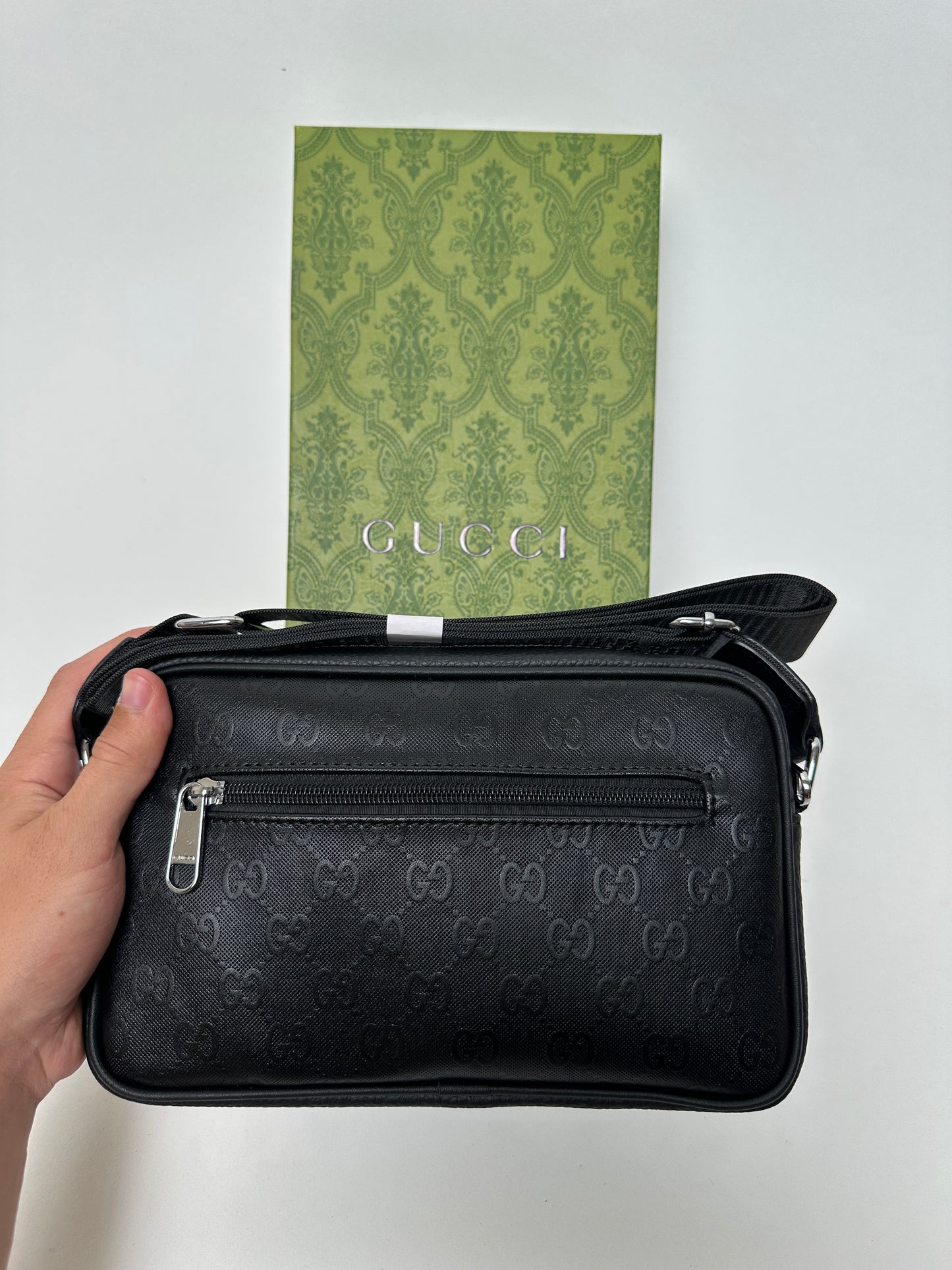 🔥 BOLSO GUCCI GG EMBLEM BLACK ✅ CALIDAD PREMIUM ‼️ UNIDADES LIMITADAS