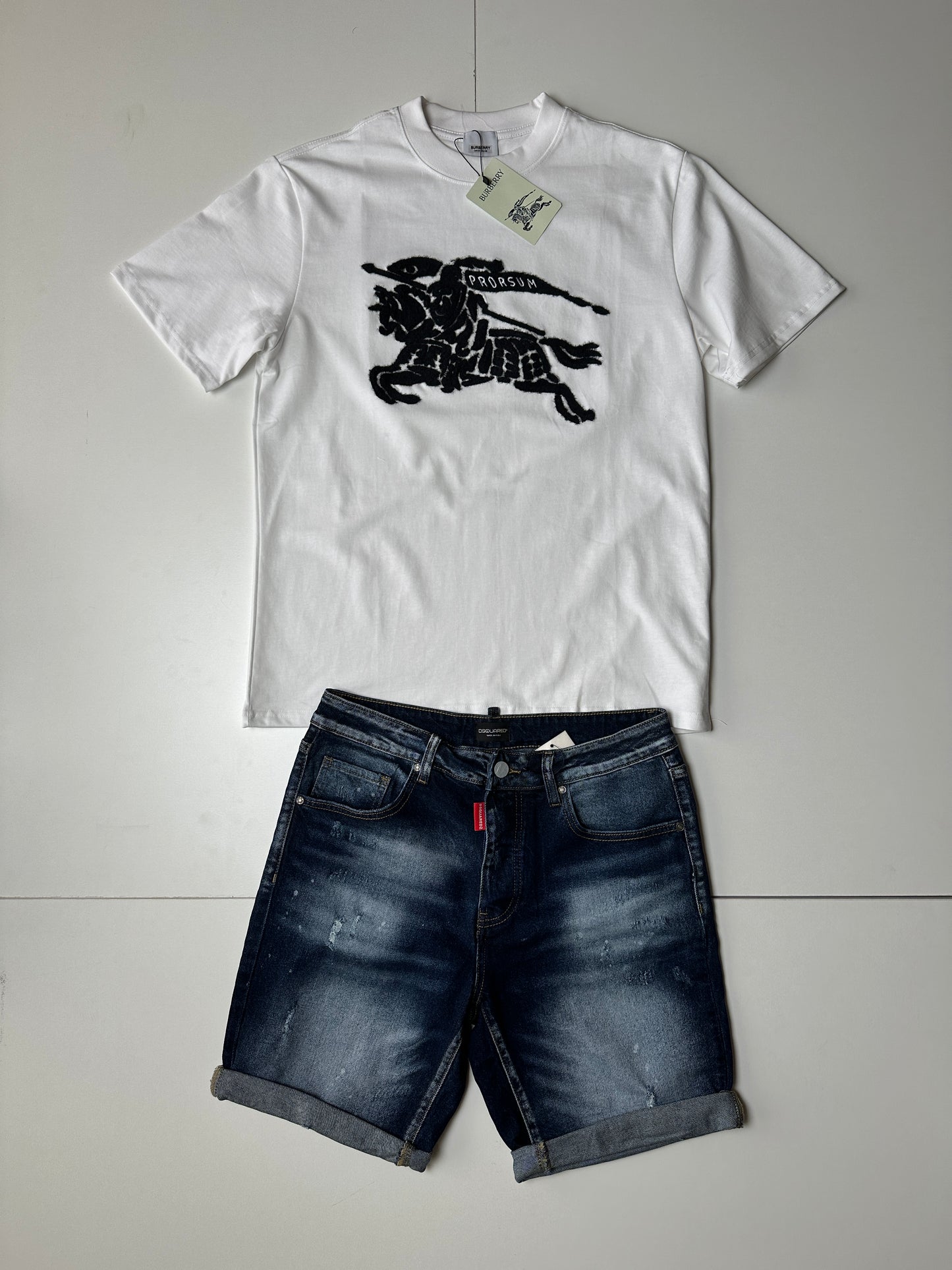 SÚPER PACK 🔥 VAQUEROS DSQUARED + CAMISETA BURBERRY ‼️ OFERTA LIMITADA ✅ ALTA CALIDAD G5 🔝