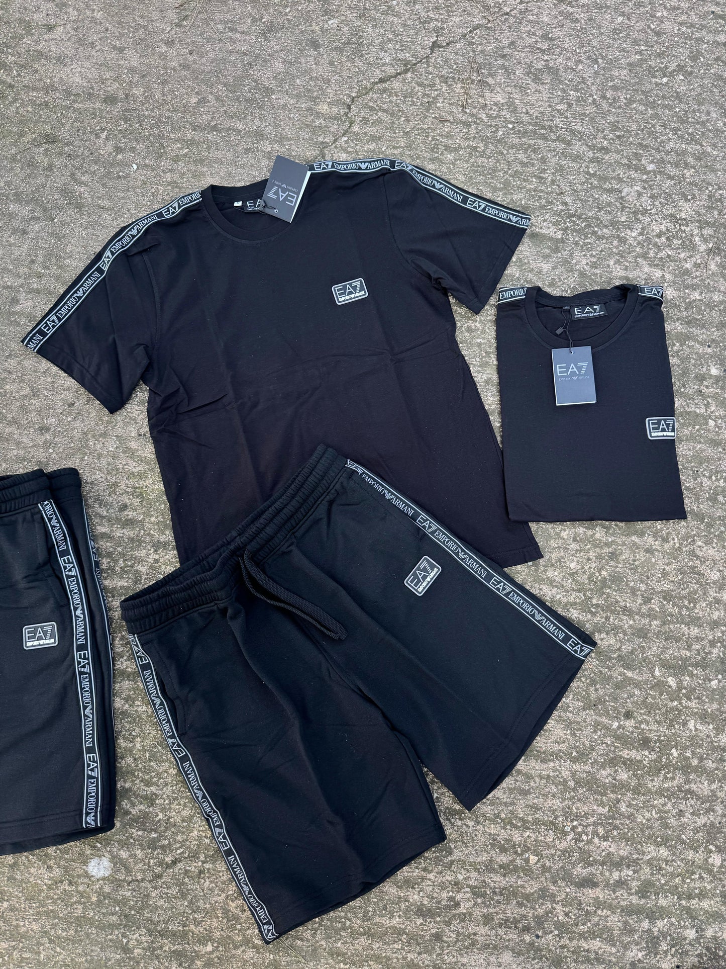 CONJUNTO VERANO EA7 BLACK ⚫️