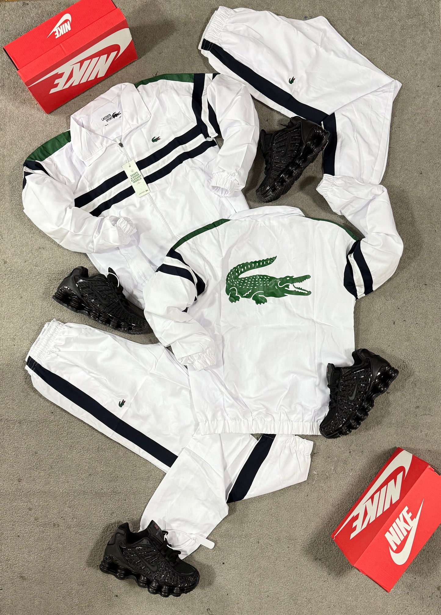 SUPER PACK 🔥 CHANDAL LACOSTE + NIKE SHOX ‼️ UNIDADES LIMITADAS 🥵 HIGH QUALITY 1.1 🔝