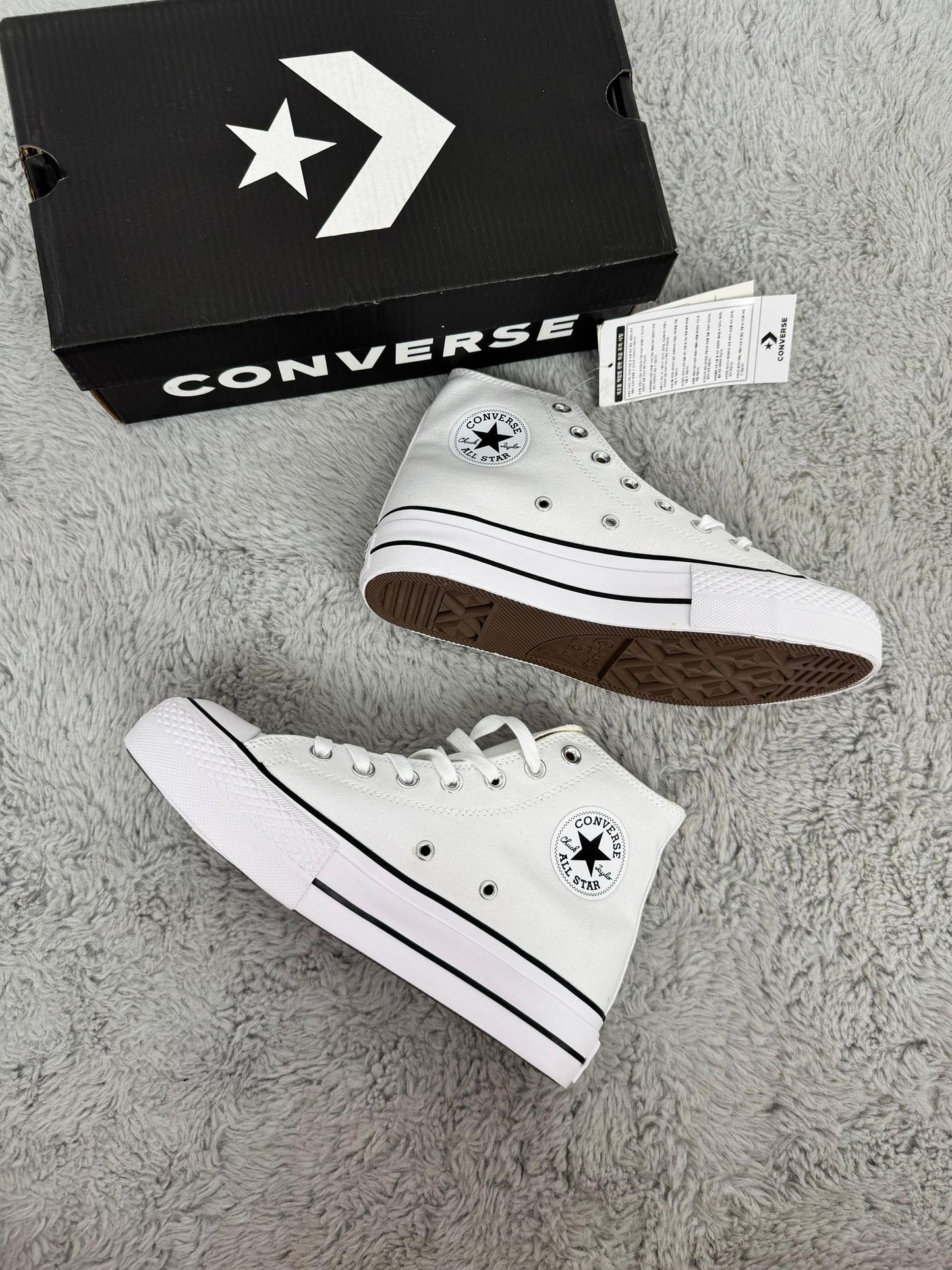 CONVERSE CHUK ALL WHITE ⚪️