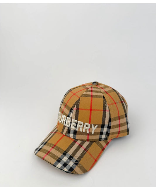 🔥 GORRA BURBERRY VINTAGE CHECK ✅ CALIDAD PREMIUM ‼️ UNIDADES LIMITADAS