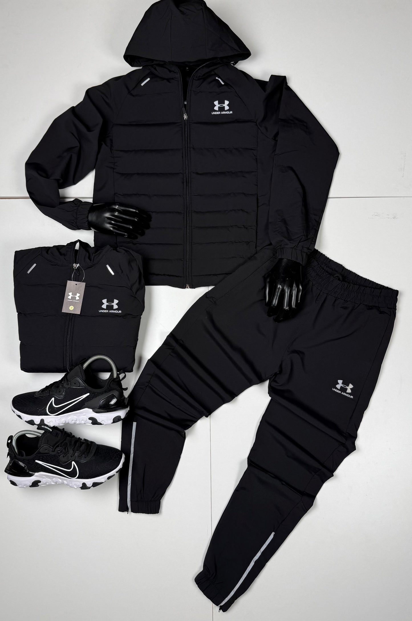 CHANDAL UNDER ARMOUR 2026 🔥 NUEVA COLECCIÓN 🆕 BRILLA CON EL FLASH 📸 UNIDADES LIMITADAS ‼️ CALIDAD G5 ✅ COLOR NEGRO ⚫️