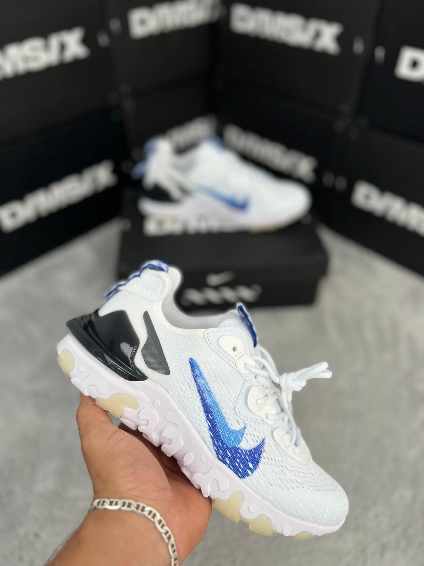 NIKE REACT VISION MX WHITE 🤍💙