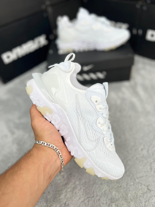 NIKE REACT VISION MX ALL WHITE 🤍🤍🤍