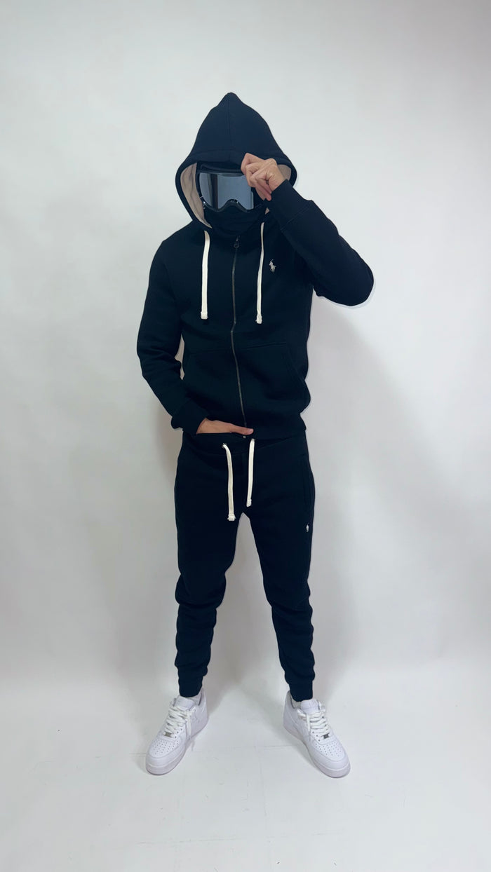 CHANDAL POLO RALPH LAUREN ALL BLACK ⚫️ HIGH QUALITY 1.1 🔥