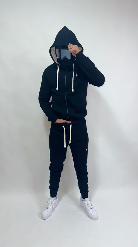 CHANDAL POLO RALPH LAUREN ALL BLACK ⚫️ HIGH QUALITY 1.1 🔥