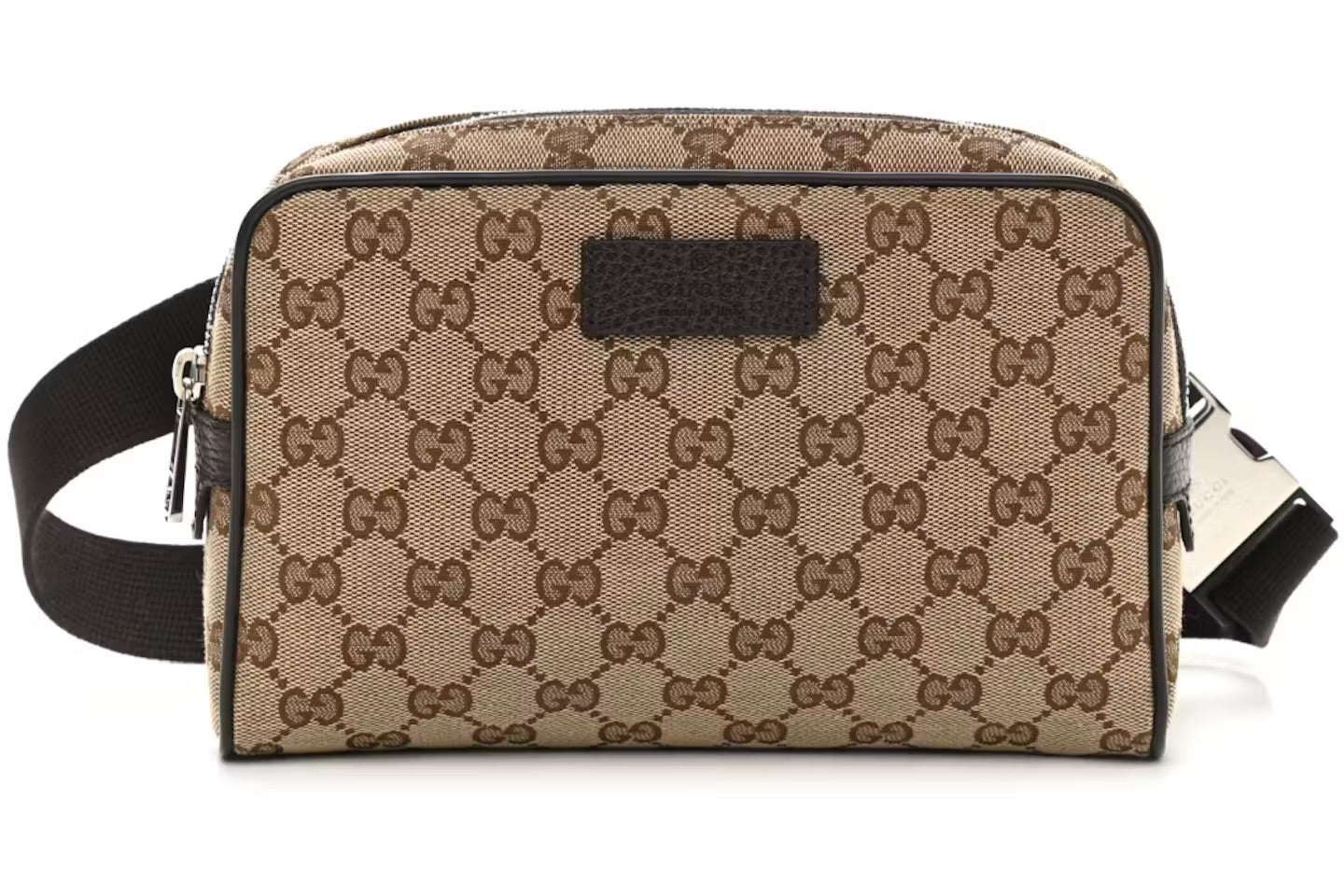 🔥 RIÑONERA GUCCI pequeña de lona Gucci GG Supreme en beige/negro CALIDAD PREMIUM ‼️ UNIDADES LIMITADAS