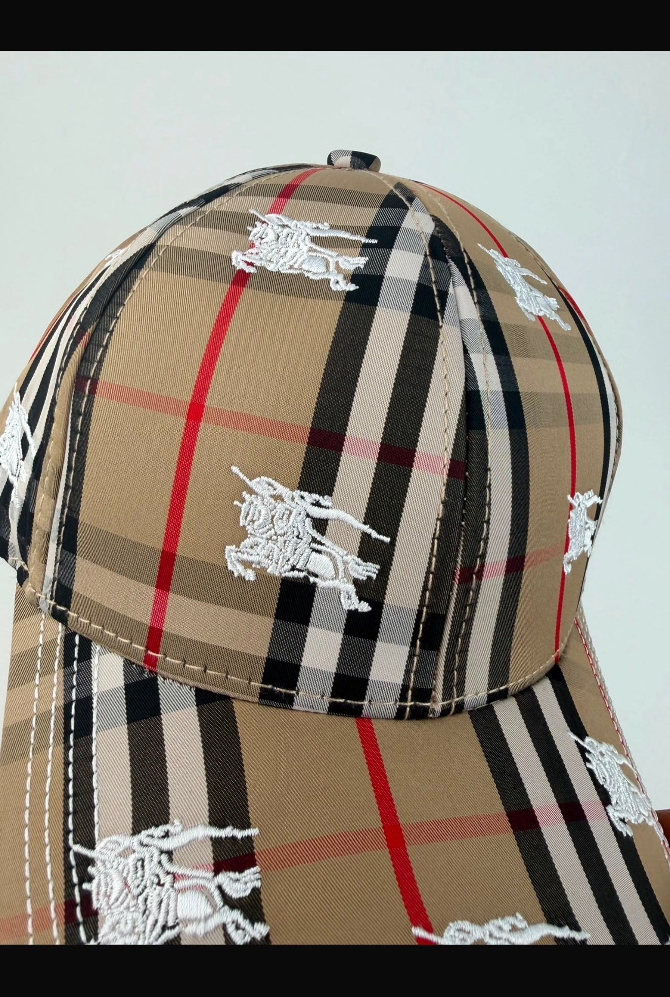 🔥 GORRA BURBERRY ALL-OVER EKD VINTAGE CHECK ✅ CALIDAD PREMIUM ‼️ UNIDADES LIMITADAS