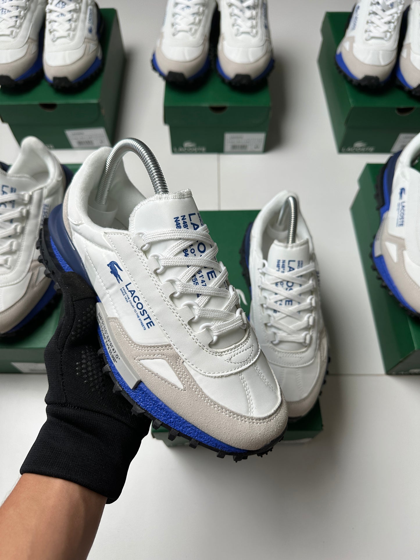 Zapatilla Lacoste Élite Active White & Blue