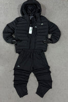 SUPER PACK 🔥 ALL BLACK ⚫️ CHANDAL LACOSTE + CHAQUETA LACOSTE 🐊