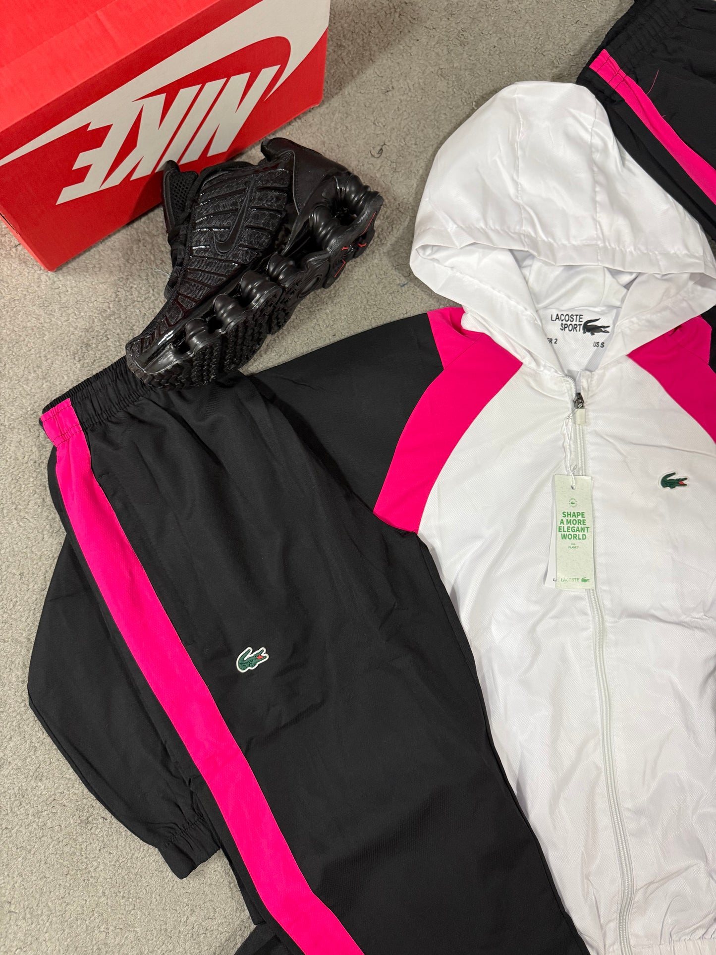 SUPER PACK 🔥 NIKE SHOX + CHANDAL LACOSTE ‼️ UNIDADES LIMITADAS 😍 HIGH QUALITY 1.1 ✅