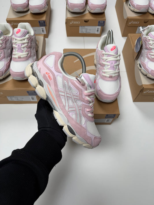 ASICS GEL NYC 2026 🔥 HIGH QUALITY 1.1 🥵 WHITE PINK 💖⚪️🤍 DOBLE CORDÓN 🔝