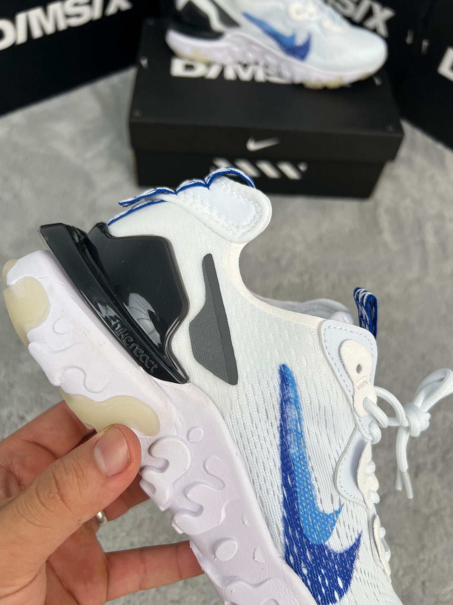 NIKE REACT VISION MX WHITE 🤍💙