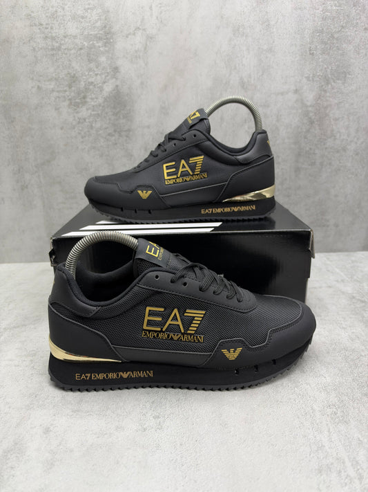 Zapatilla EA7 BLACK/GOLD ⚫️💛 UNIDADES LIMITADAS 🔥 ALTA CALIDAD G5 ✅ NUEVO MODELO 2026 🤯 CORRE QUE VUELAN ⚡️