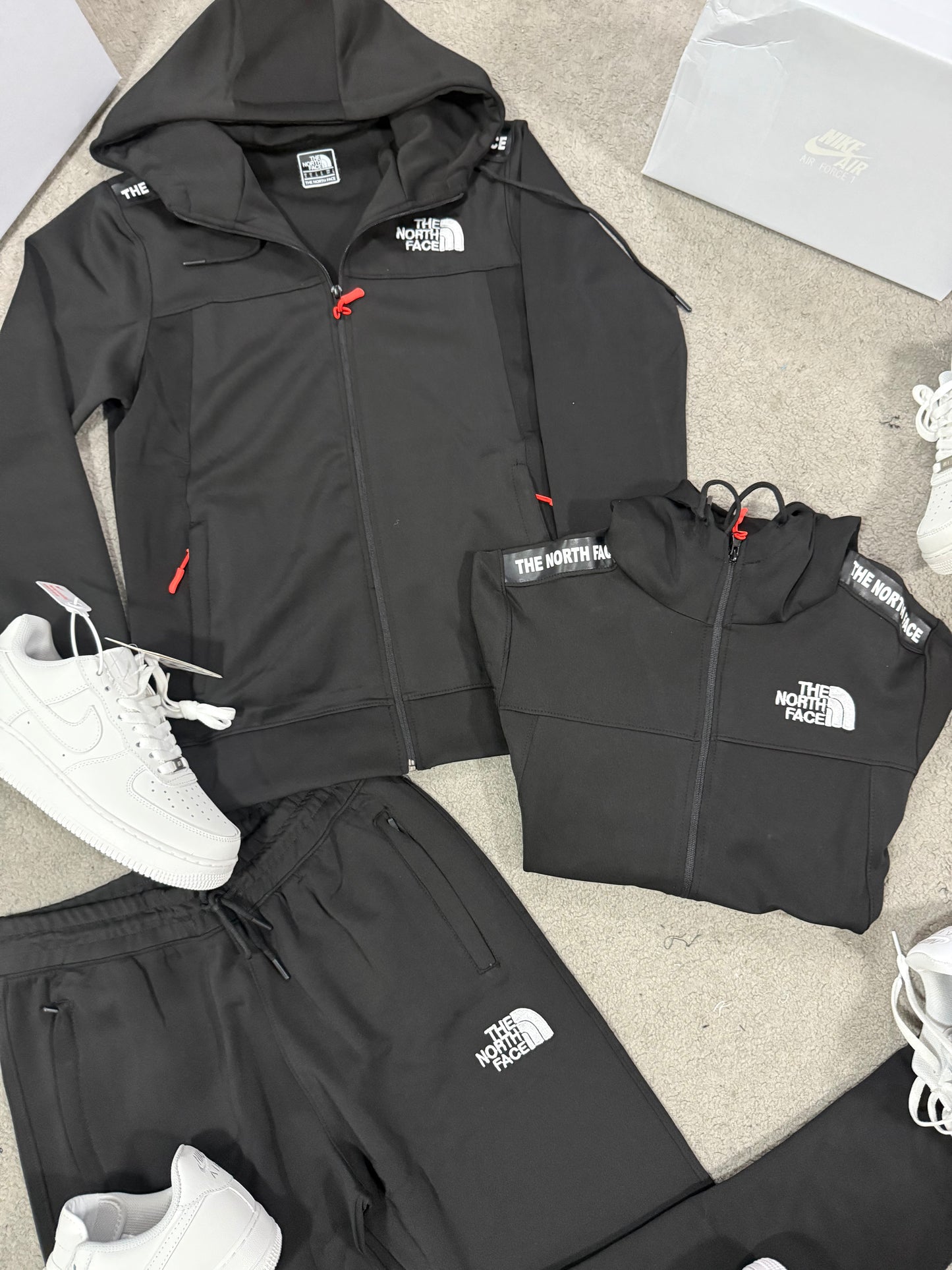 SUPER PACK 🔥 CHANDAL NORTH FACE + AIR FORCE 1 ✅ UNIDADES LIMITADAS ‼️ CALIDAD G5 😍