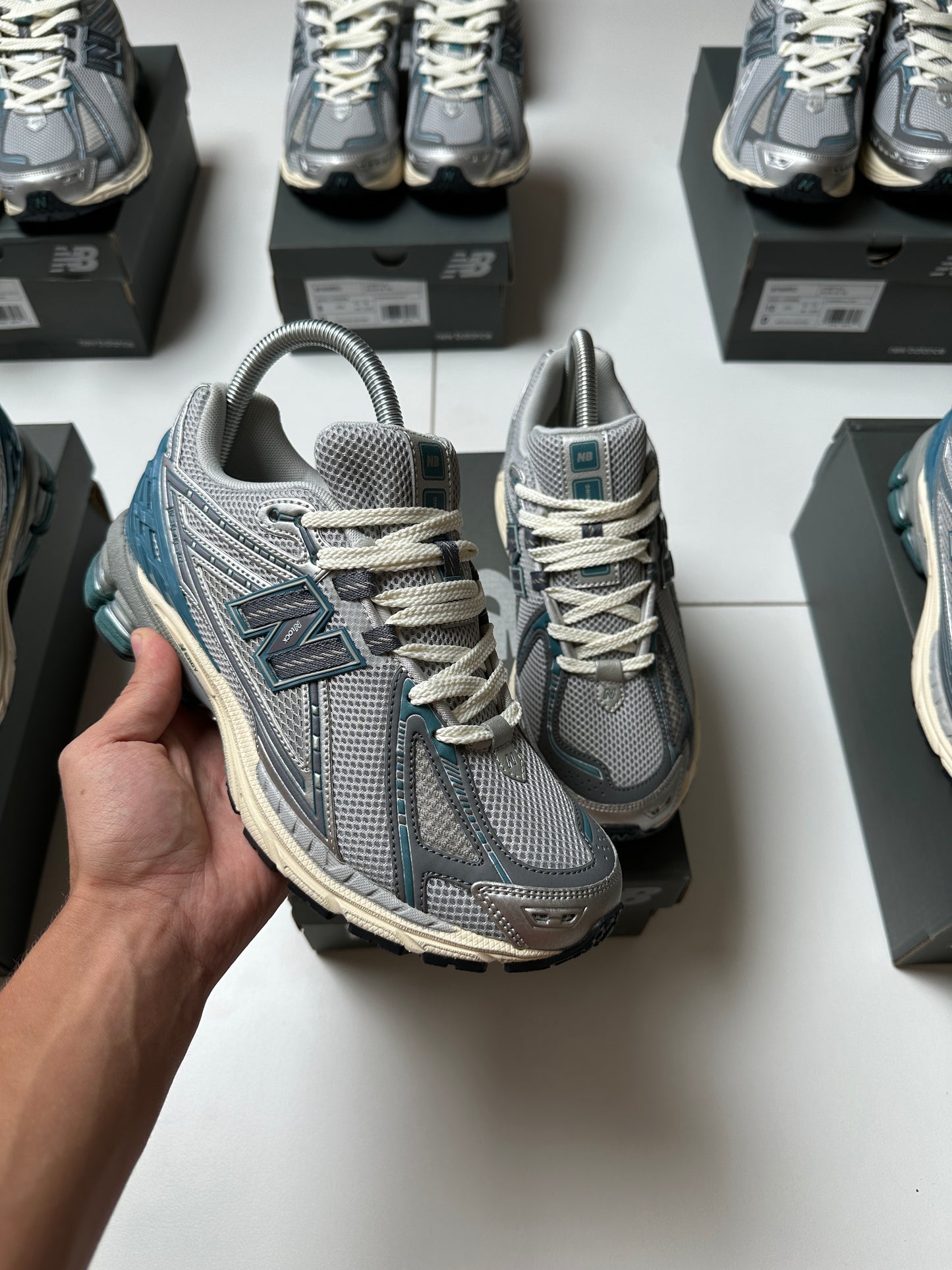 Zapatilla New Balance Grey & Blue