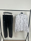 Chandal Lacoste Black & White