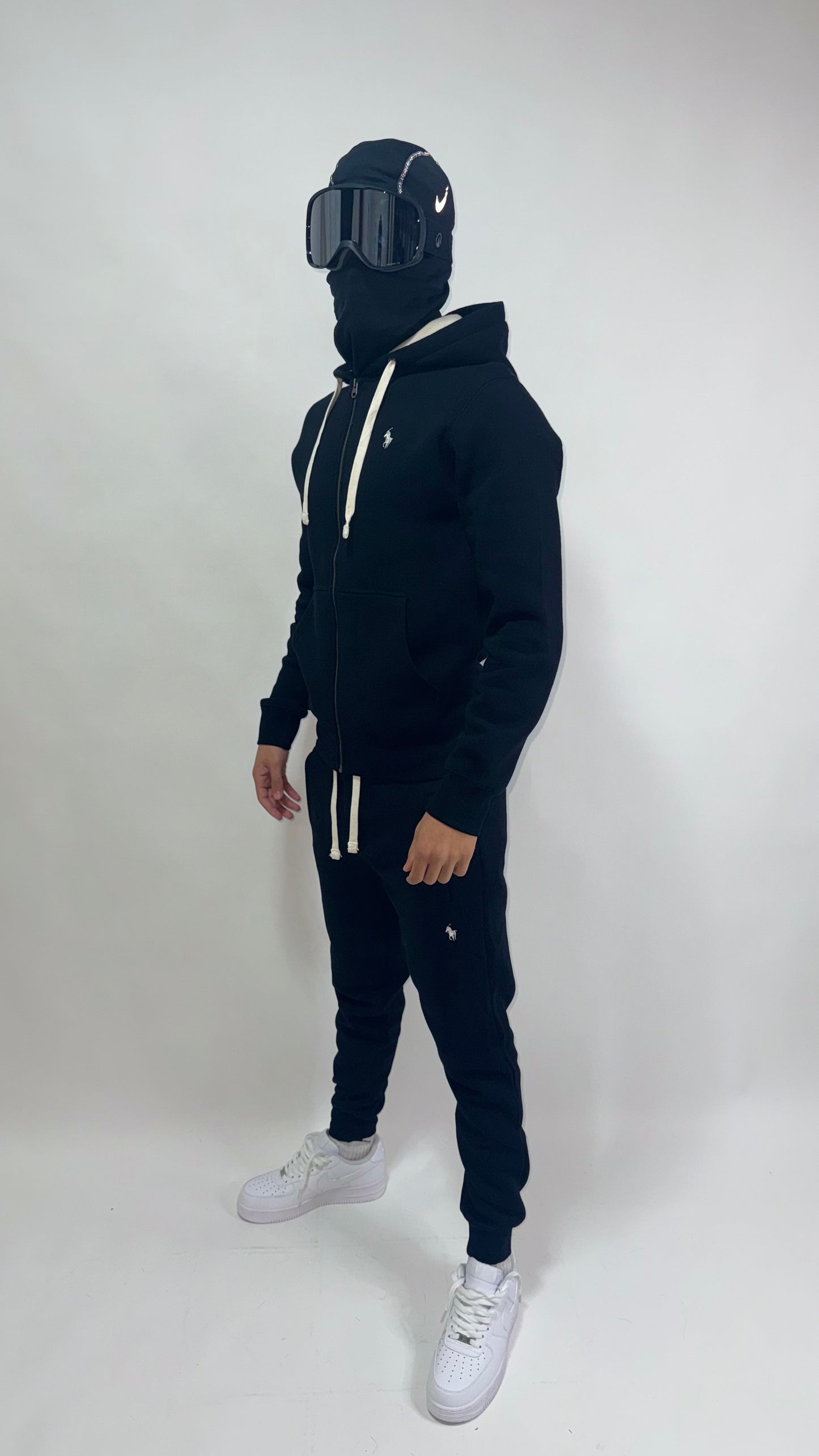 CHANDAL POLO RALPH LAUREN ALL BLACK ⚫️ HIGH QUALITY 1.1 🔥