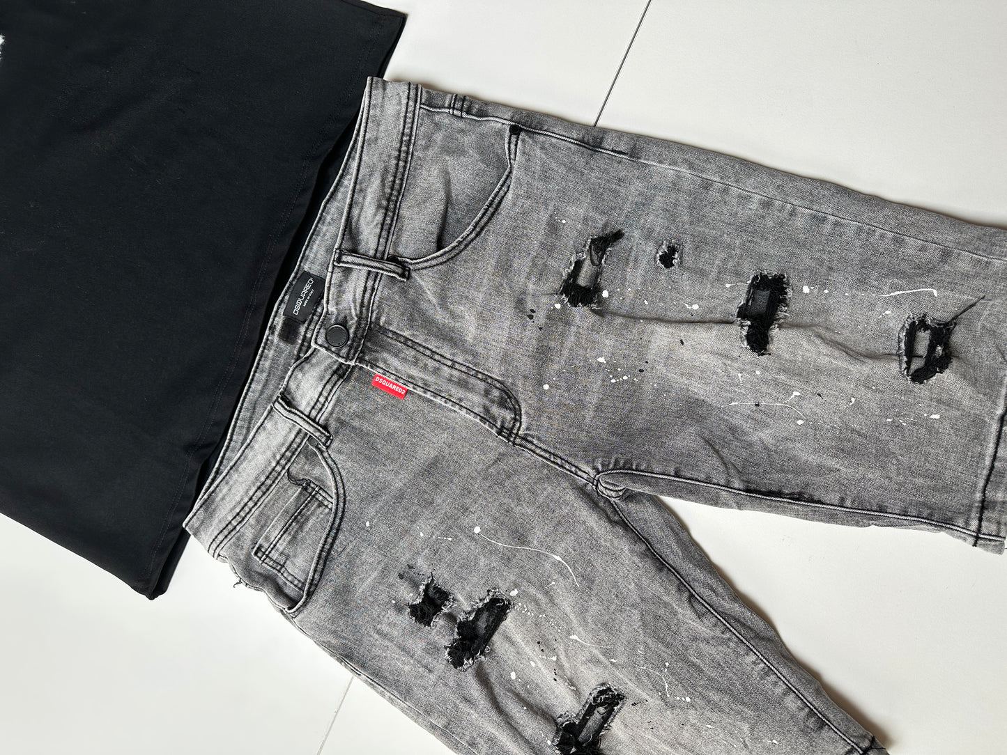 SÚPER PACK 🔥 VAQUEROS DSQUARED + CAMISETA BURBERRY ‼️ OFERTA LIMITADA ✅ ALTA CALIDAD G5 🔝