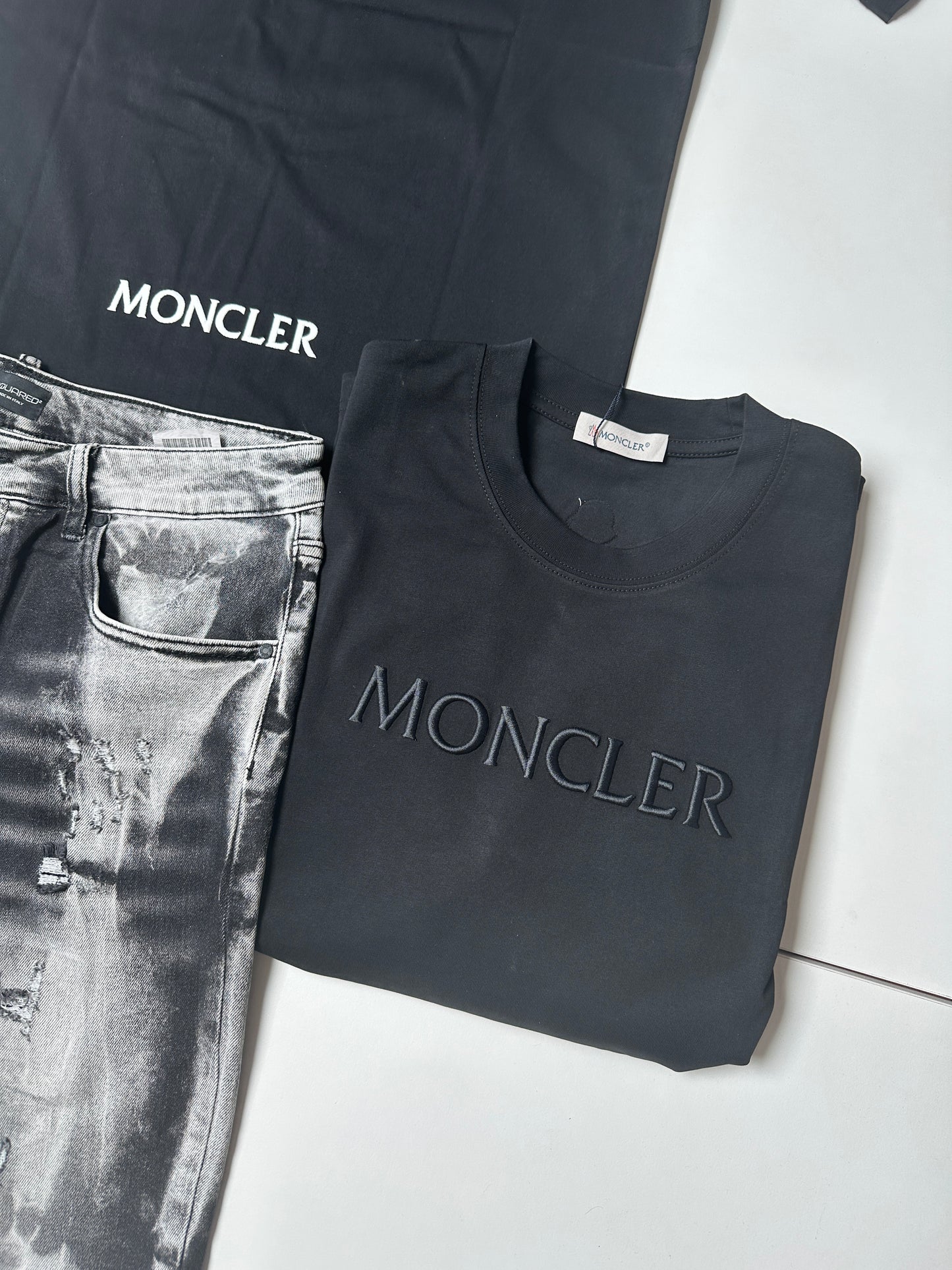 SÚPER PACK 🔥 VAQUEROS DSQUARED + CAMISETA MONCLER ‼️ OFERTA LIMITADA ✅ ALTA CALIDAD G5 🔝