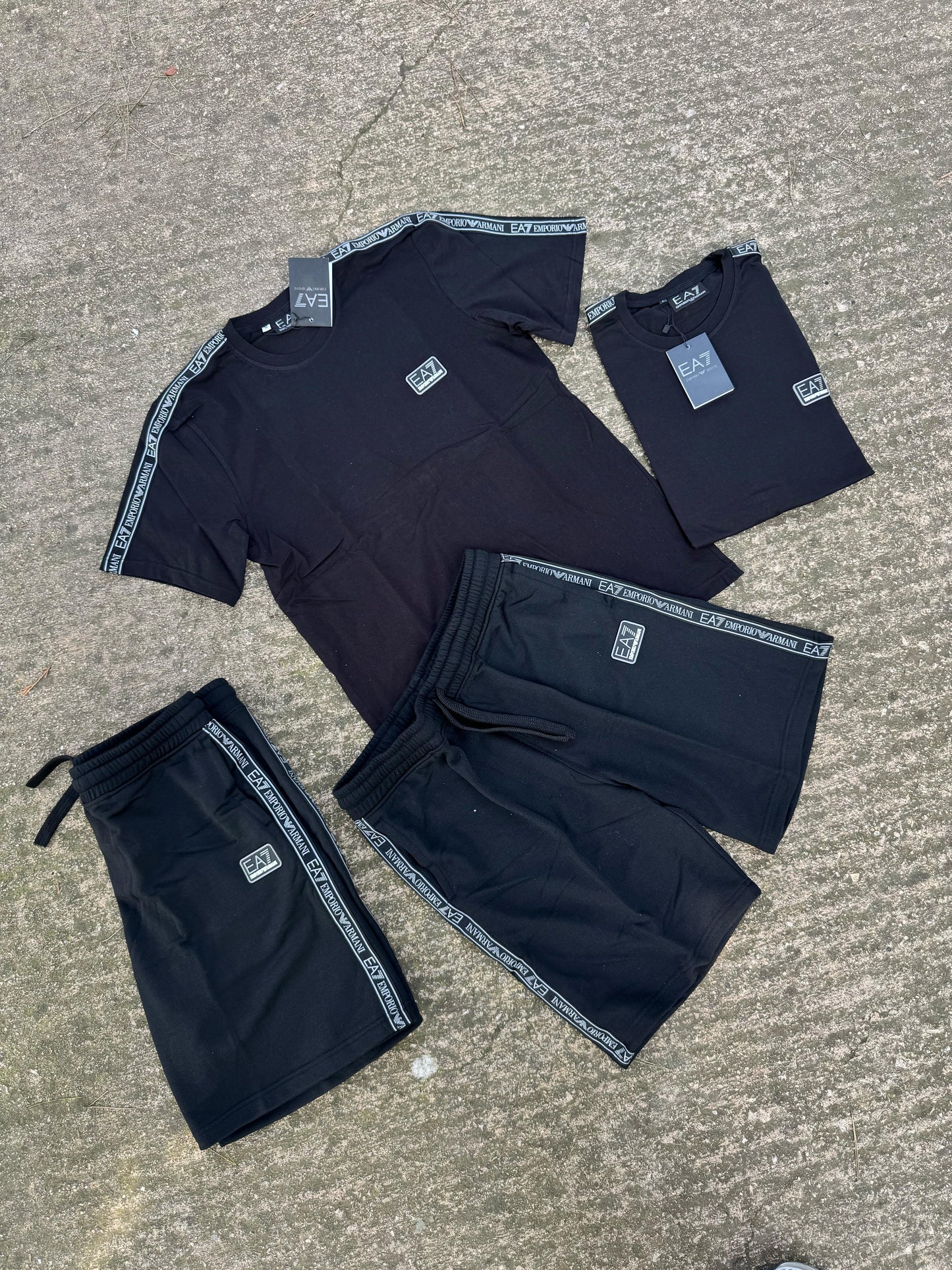 CONJUNTO VERANO EA7 BLACK ⚫️