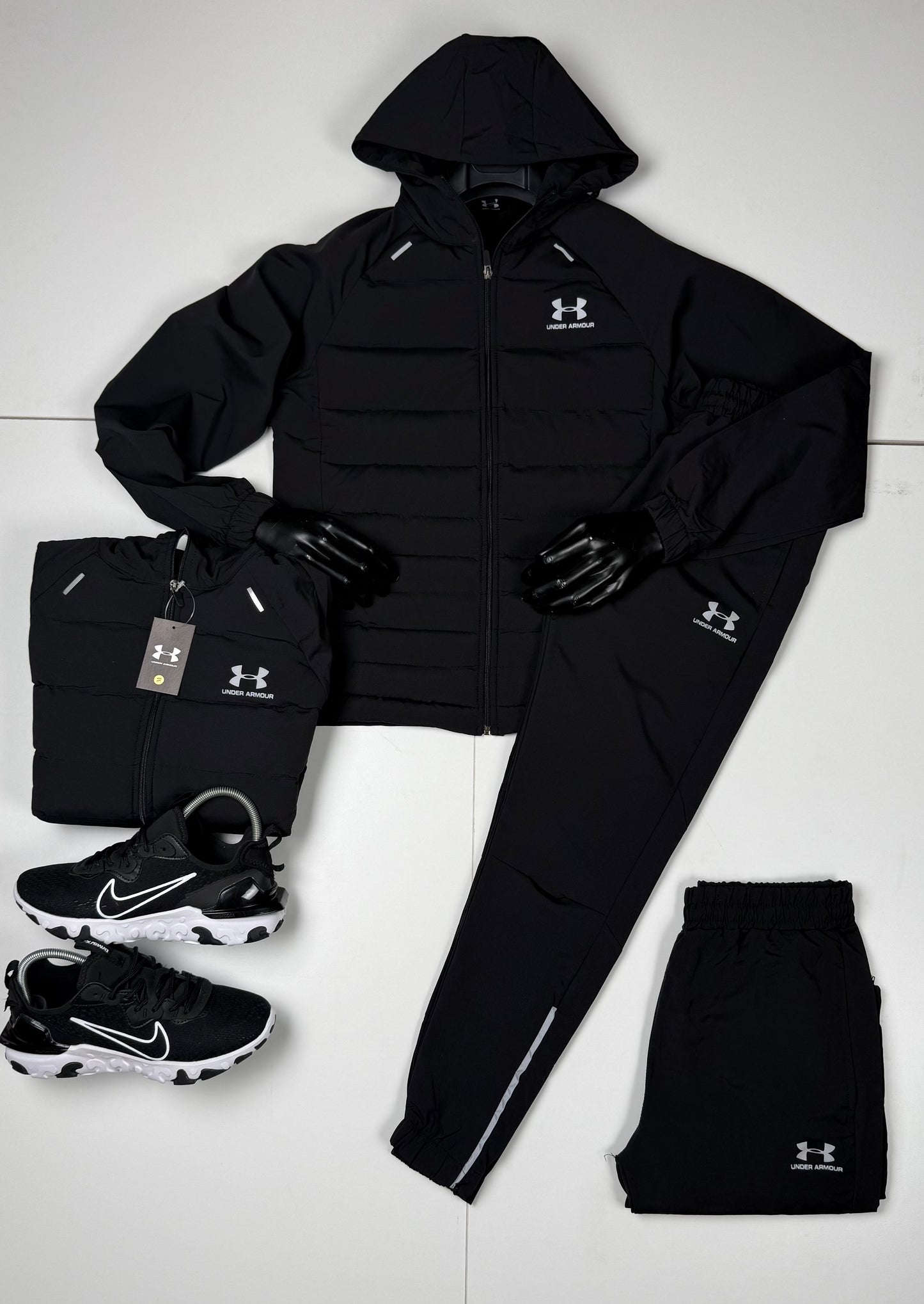 CHANDAL UNDER ARMOUR 2026 🔥 NUEVA COLECCIÓN 🆕 BRILLA CON EL FLASH 📸 UNIDADES LIMITADAS ‼️ CALIDAD G5 ✅ COLOR NEGRO ⚫️