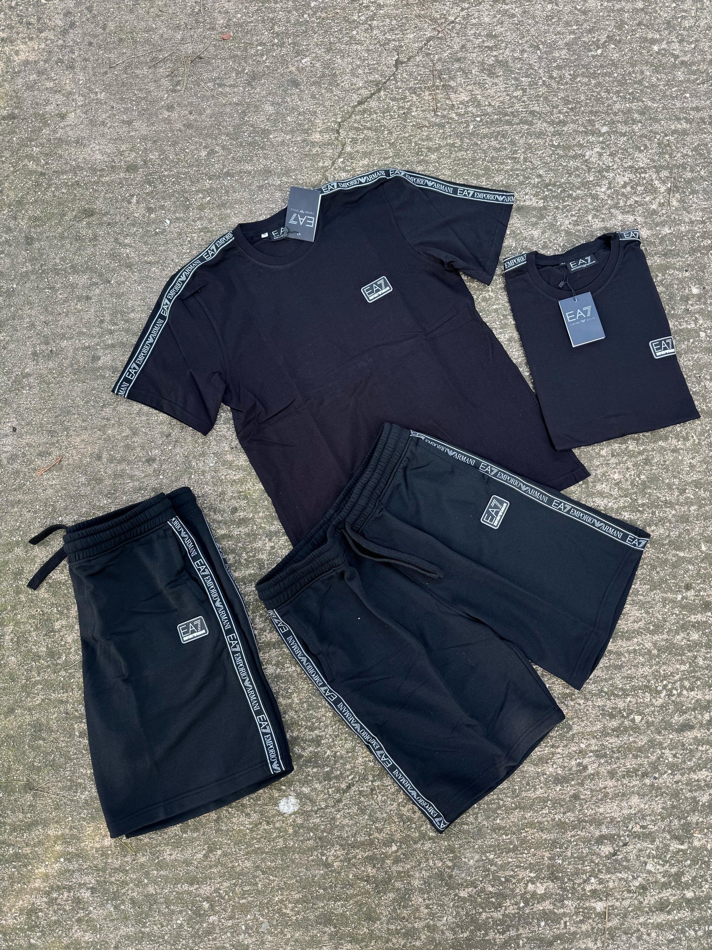 CONJUNTO VERANO EA7 BLACK ⚫️