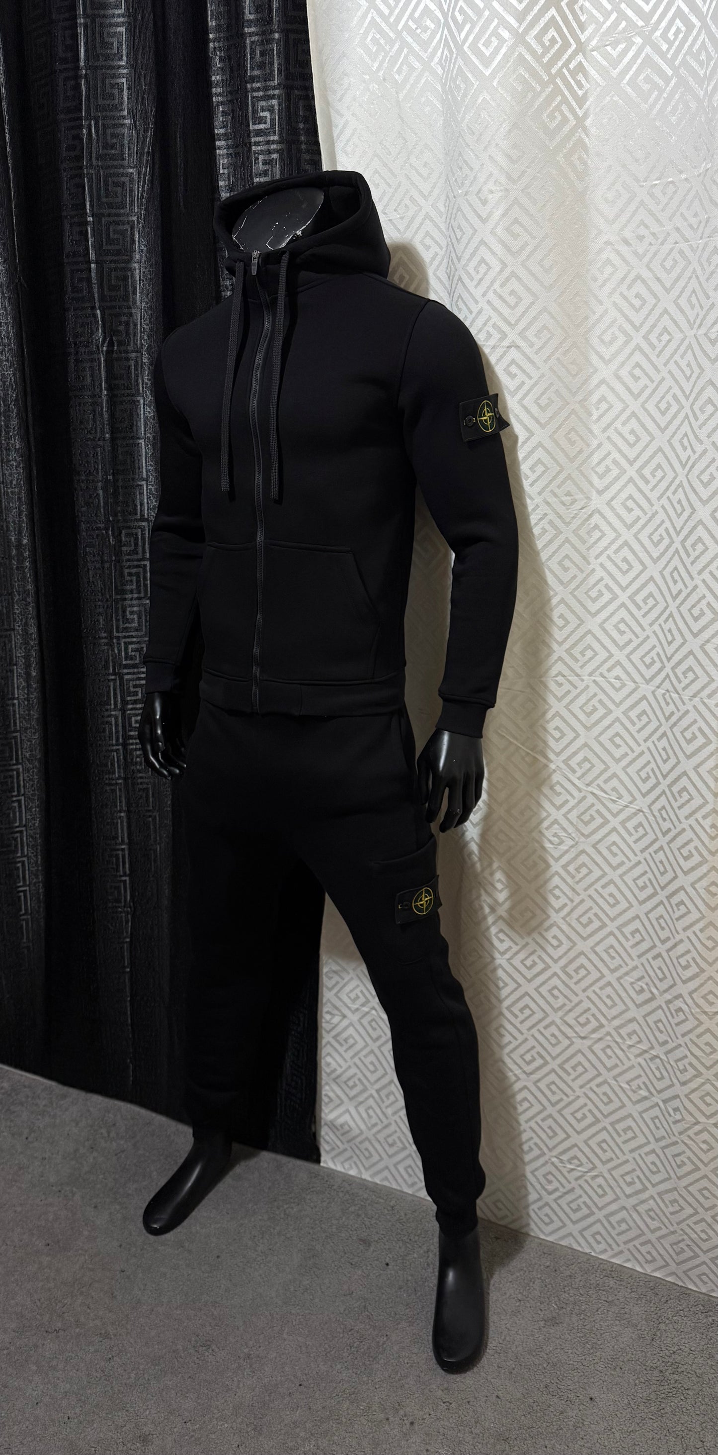 CHANDAL STONE ISLAND ALL BLACK 2024 CALIDAD 1.1 ‼️