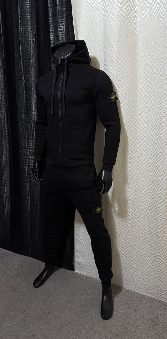 CHANDAL STONE ISLAND ALL BLACK 2024 CALIDAD 1.1 ‼️