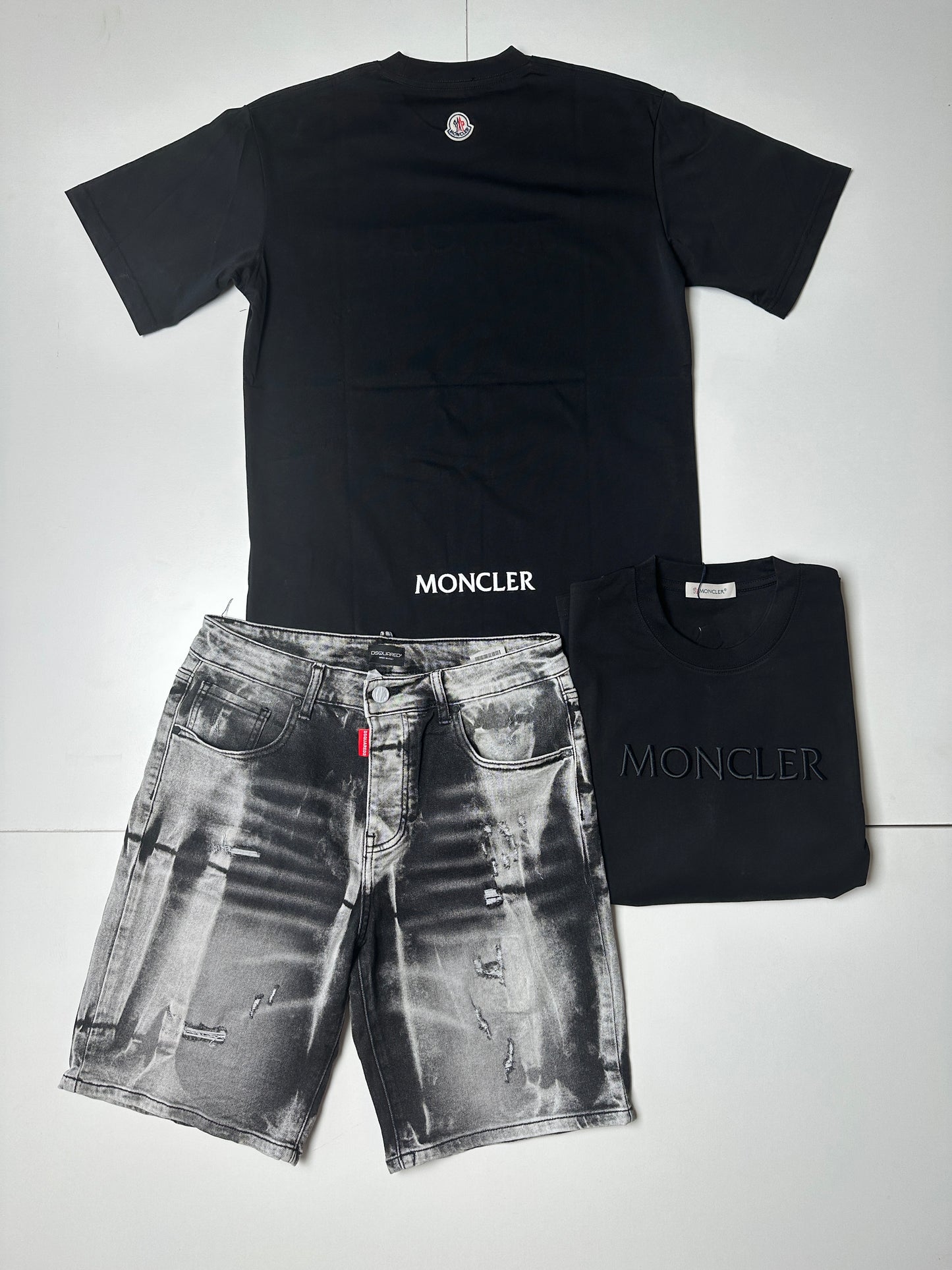SÚPER PACK 🔥 VAQUEROS DSQUARED + CAMISETA MONCLER ‼️ OFERTA LIMITADA ✅ ALTA CALIDAD G5 🔝
