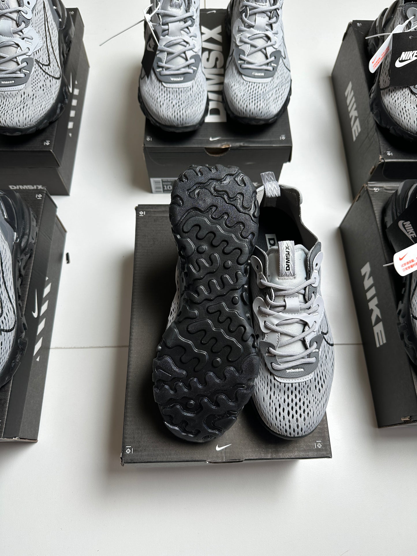 NIKE REACT VISION MX GREY/BLACK ⚫️🩶 UNIDADES LIMITADAS ‼️ CALIDAD AAA+ ✅