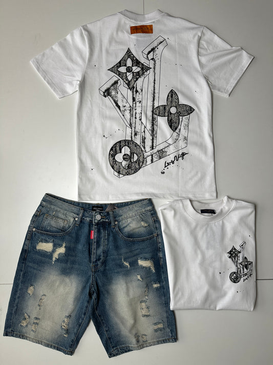 SÚPER PACK 🔥 VAQUEROS DSQUARED + CAMISETA LOUIS VUITTON ‼️ OFERTA LIMITADA ✅ ALTA CALIDAD G5 🔝