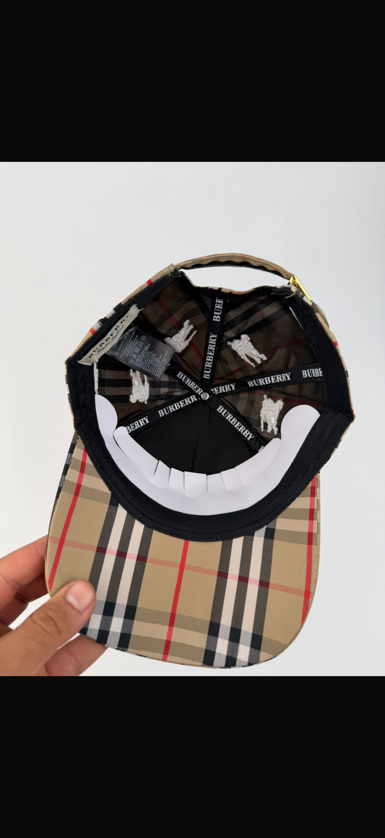 🔥 GORRA BURBERRY ALL-OVER EKD VINTAGE CHECK ✅ CALIDAD PREMIUM ‼️ UNIDADES LIMITADAS