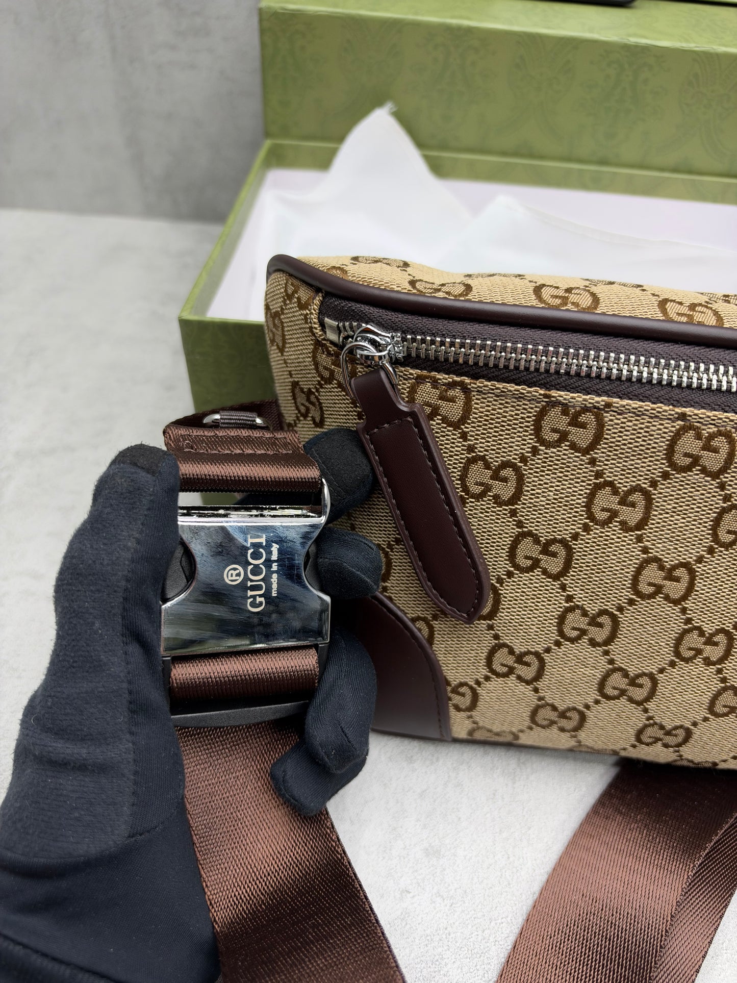 🔥 RIÑONERA GUCCI ✅ CALIDAD PREMIUM ‼️ UNIDADES LIMITADAS