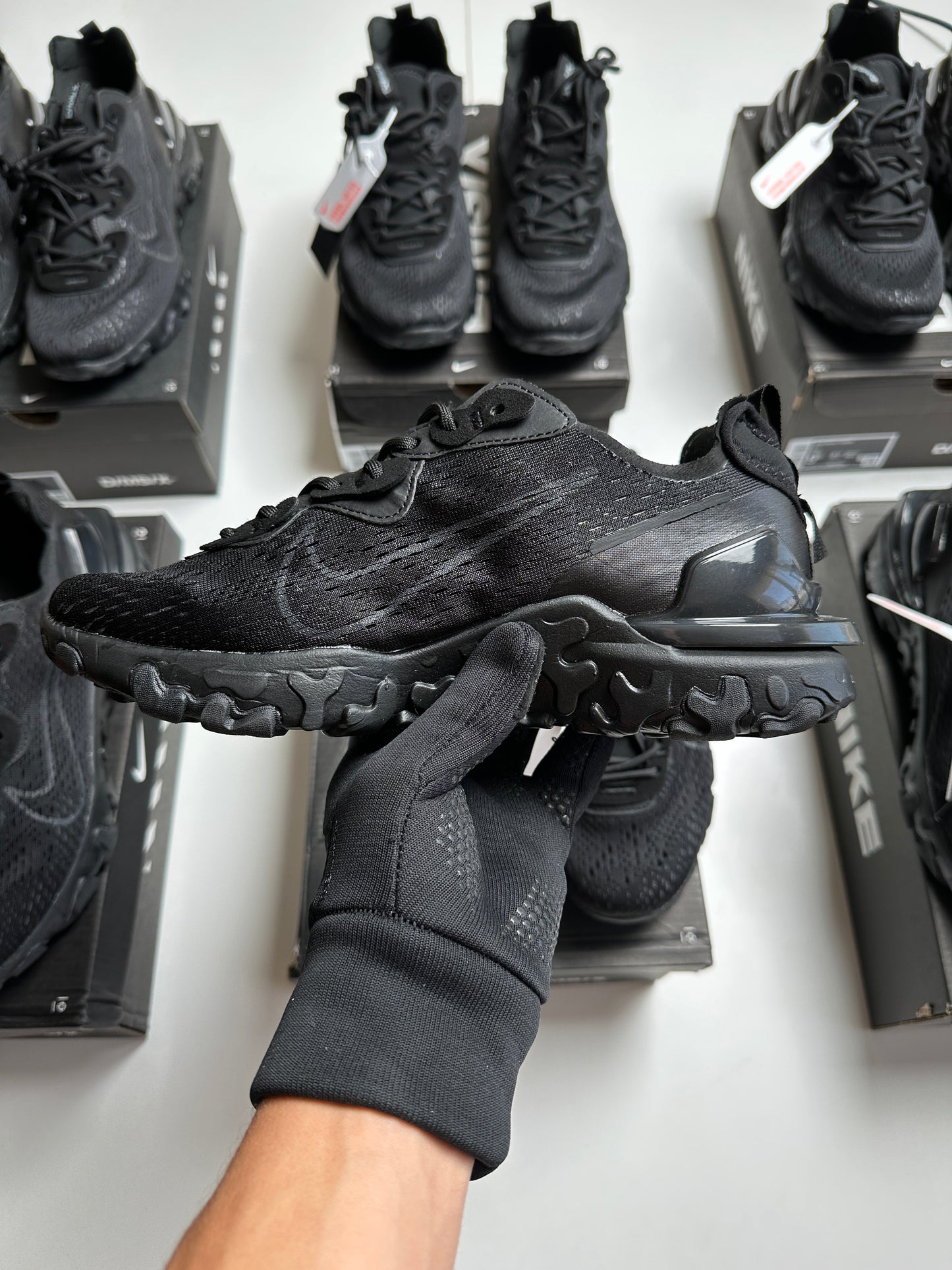 NIKE REACT VISION MX ALL BLACK ⚫️ ALTA CALIDAD 🔥 UNIDADES LIMITADAS ‼️