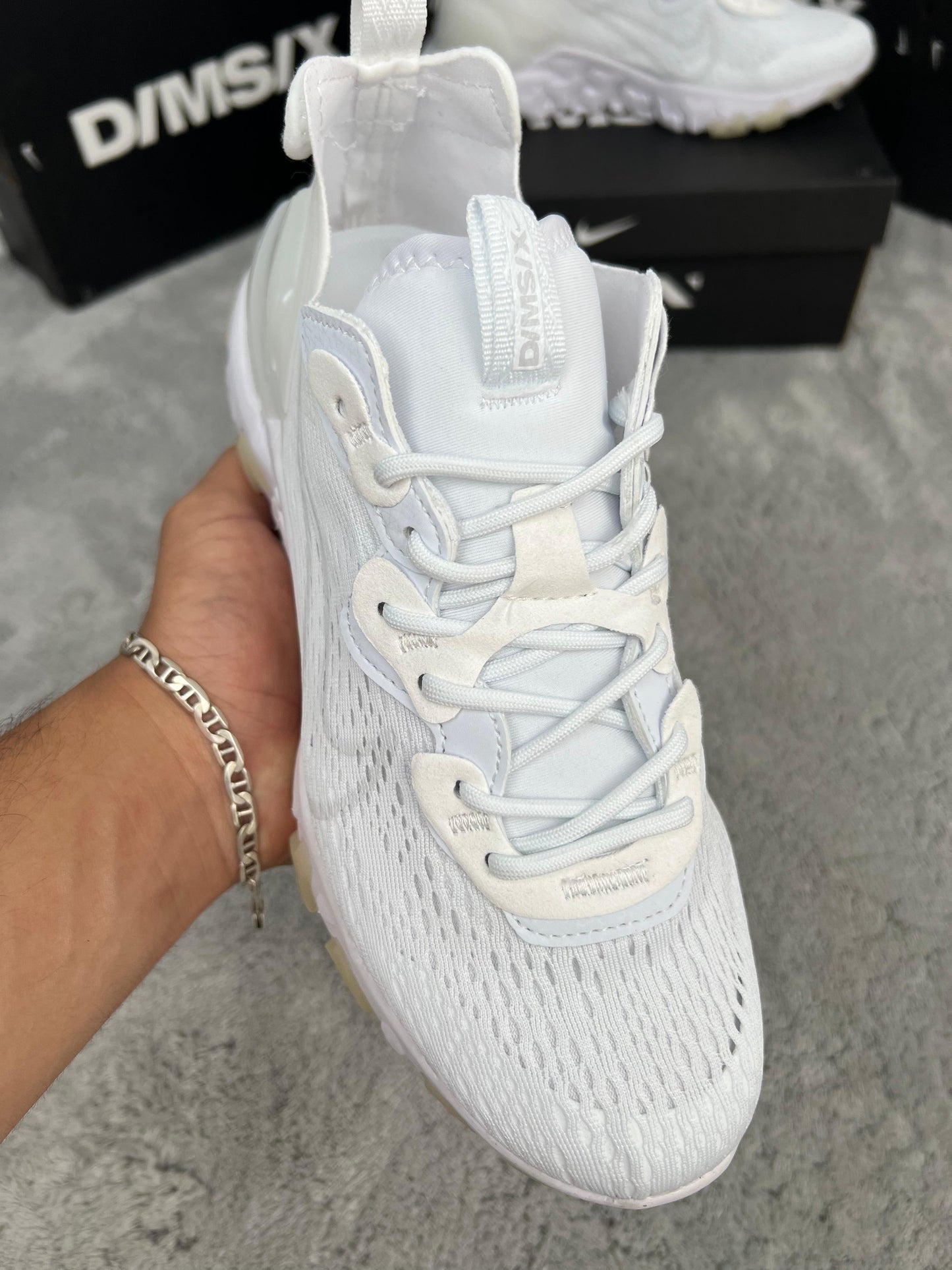 NIKE REACT VISION MX ALL WHITE 🤍🤍🤍