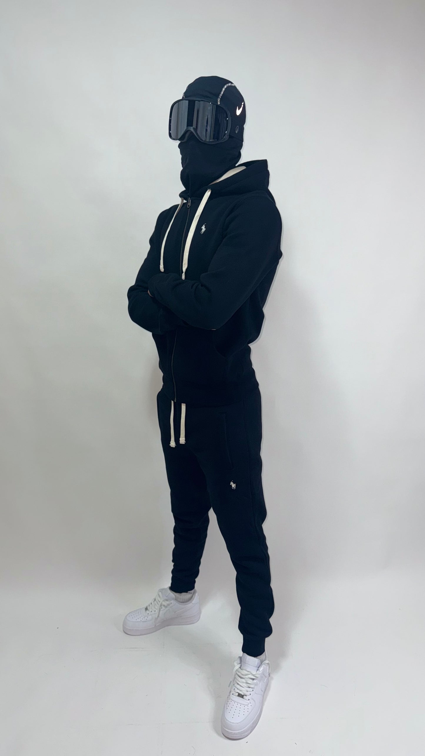 CHANDAL POLO RALPH LAUREN ALL BLACK ⚫️ HIGH QUALITY 1.1 🔥