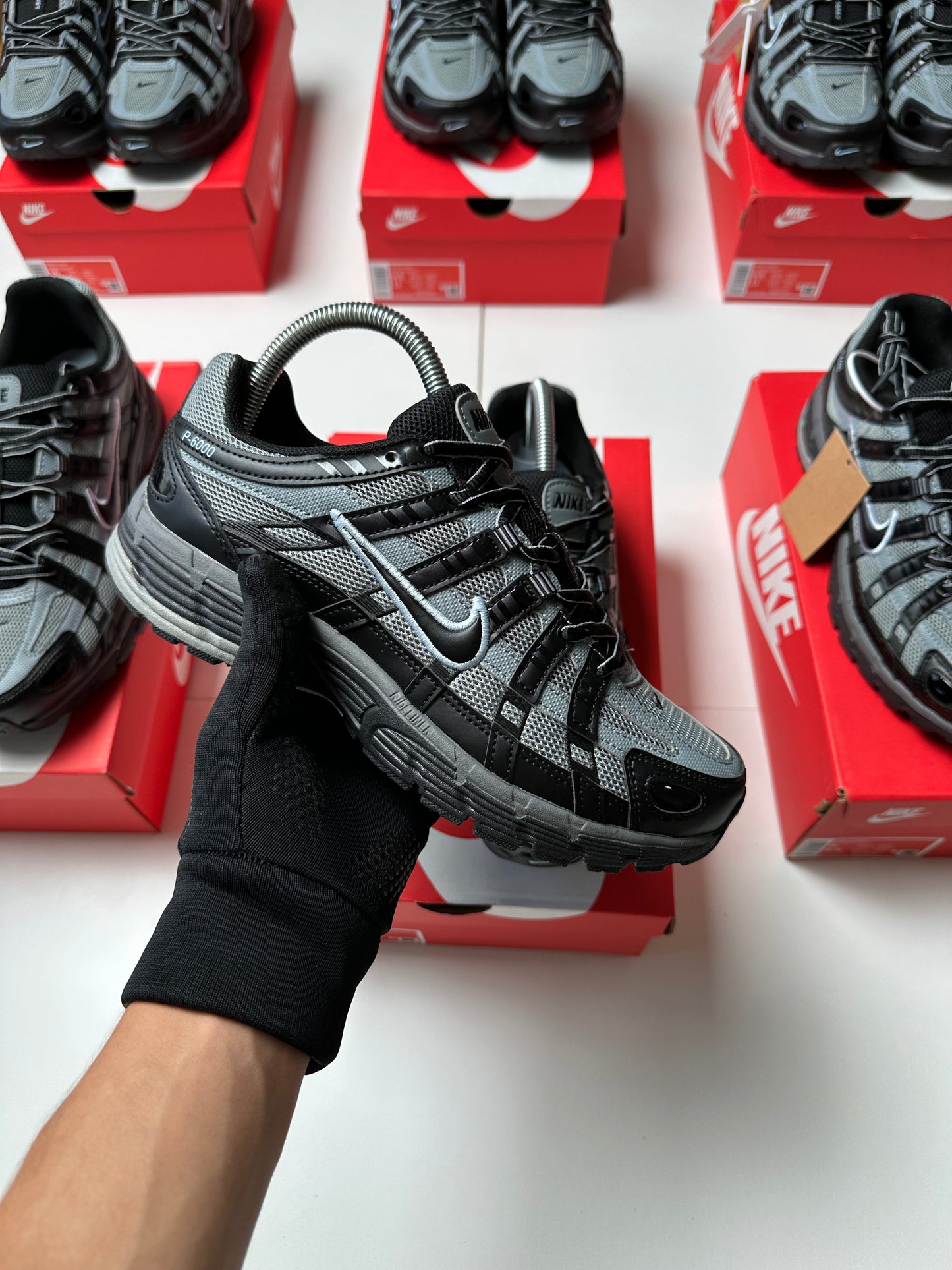 NIKE P-6000 GREY/BLACK 🩶 🖤