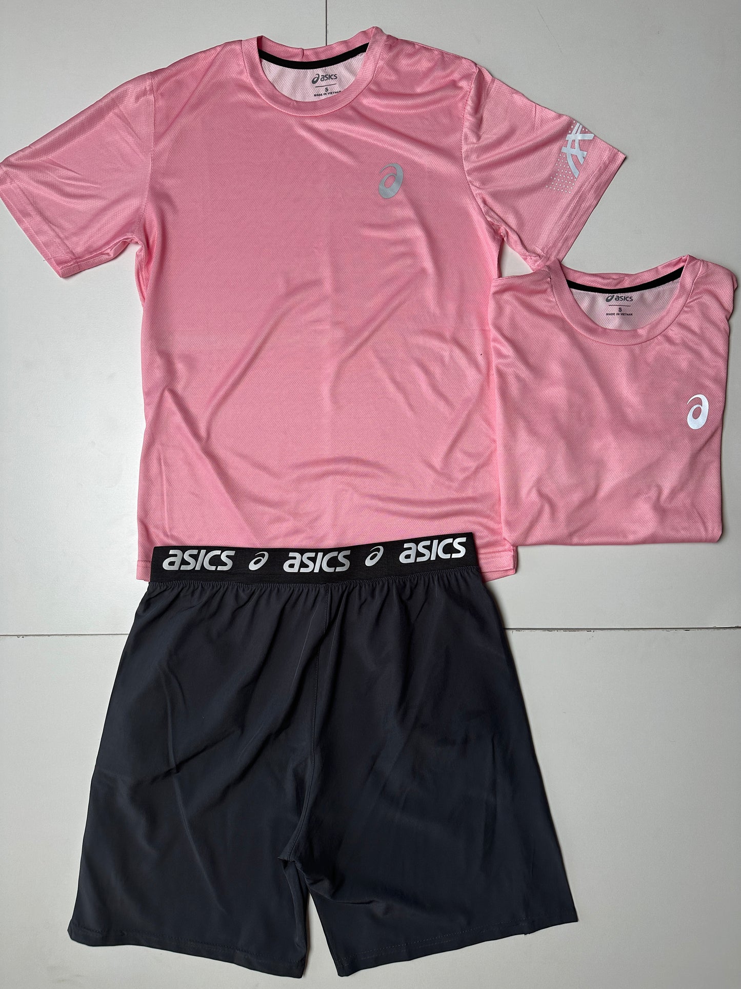 CONJUNTO VERANO ASICS PINK🔥ALTA CALIDAD G5 ✅ UNIDADES LIMITADAS ‼️